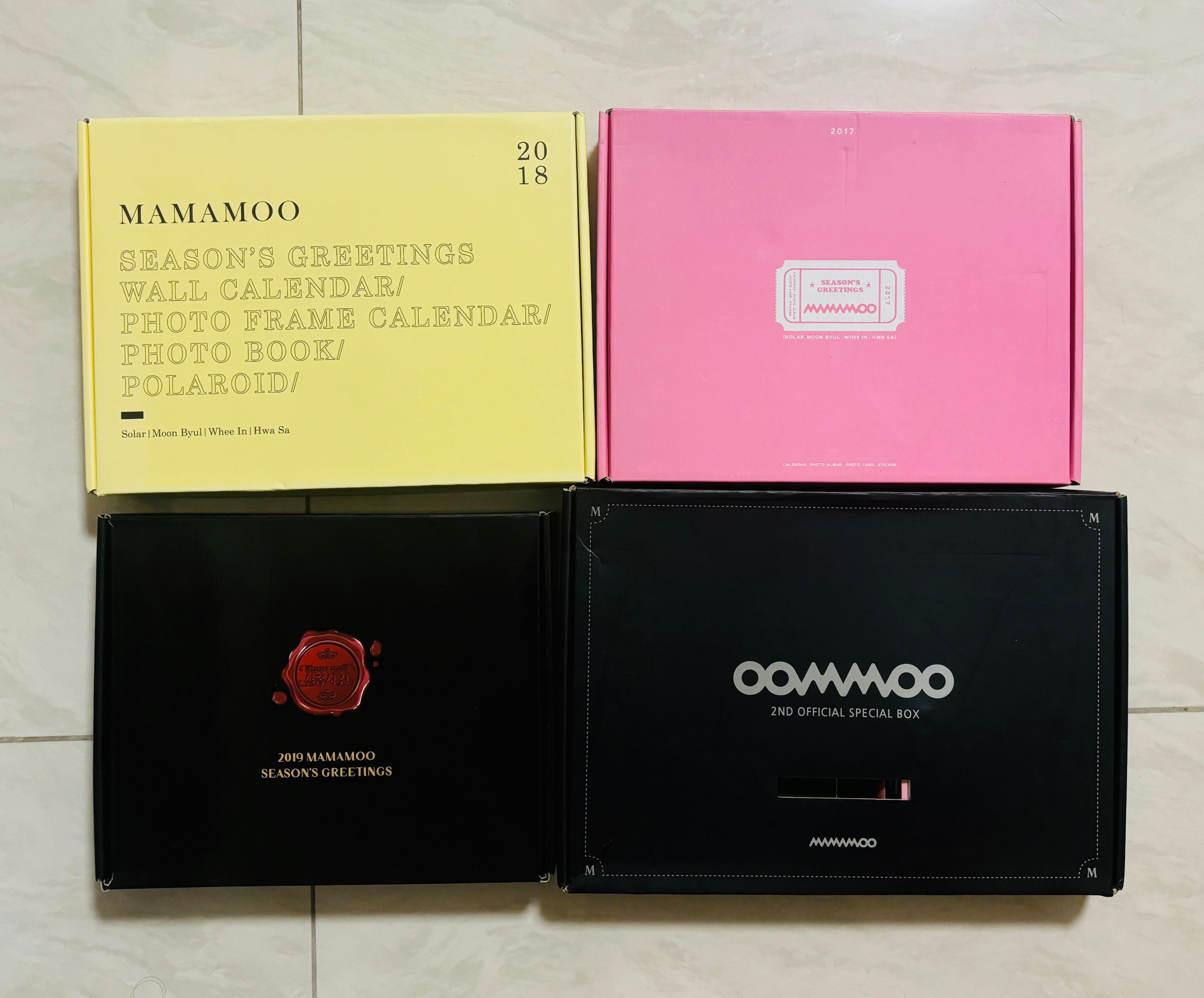 MAMAMOO-官方周邊、小卡賣場