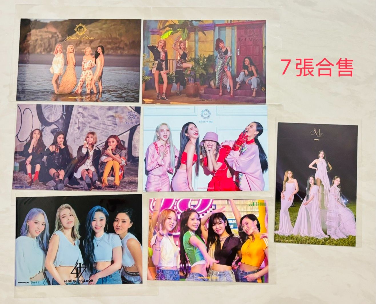 MAMAMOO 打歌卡.生寫真.明信片.貼紙