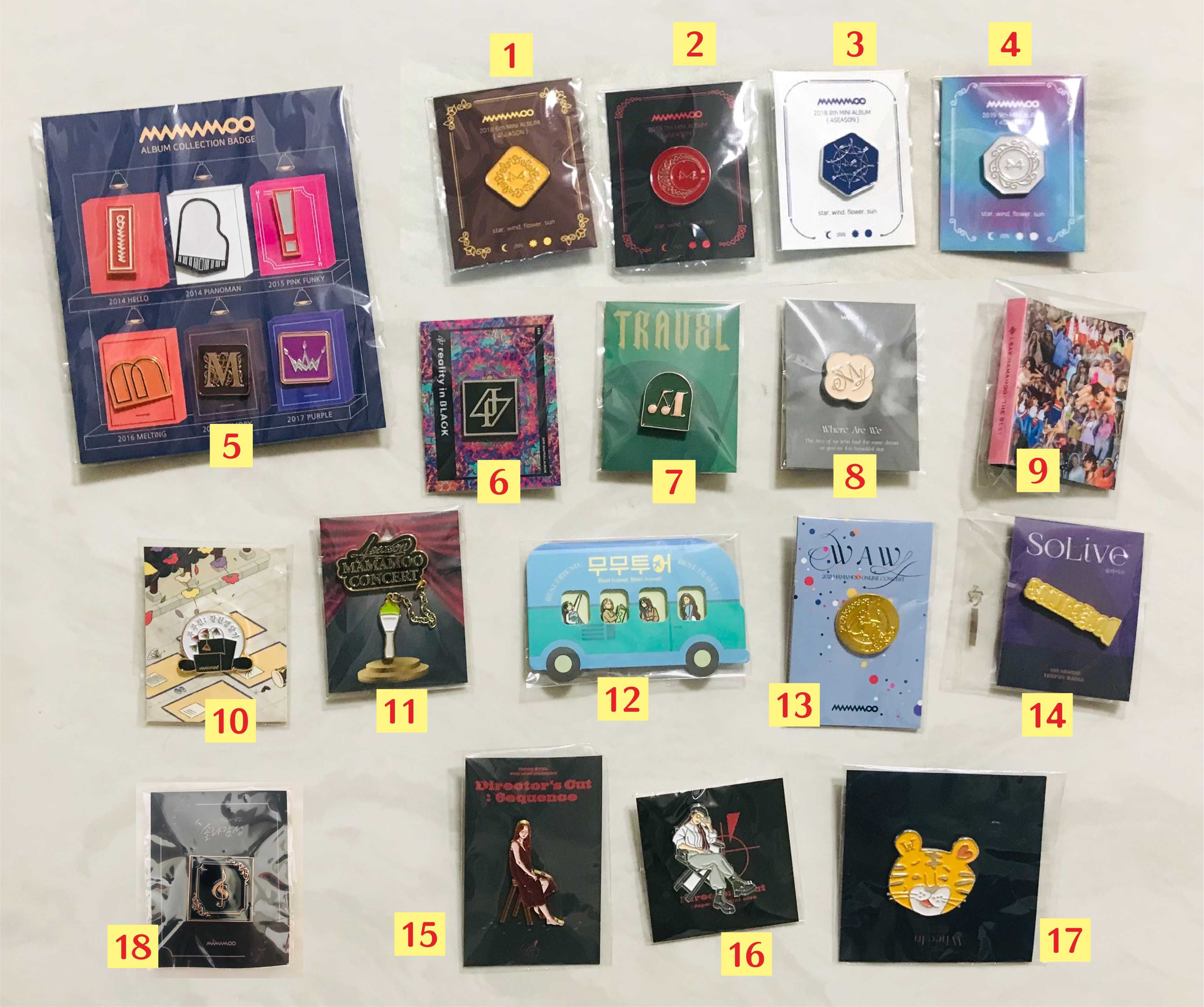 MAMAMOO-徽章、證件套、手機支架