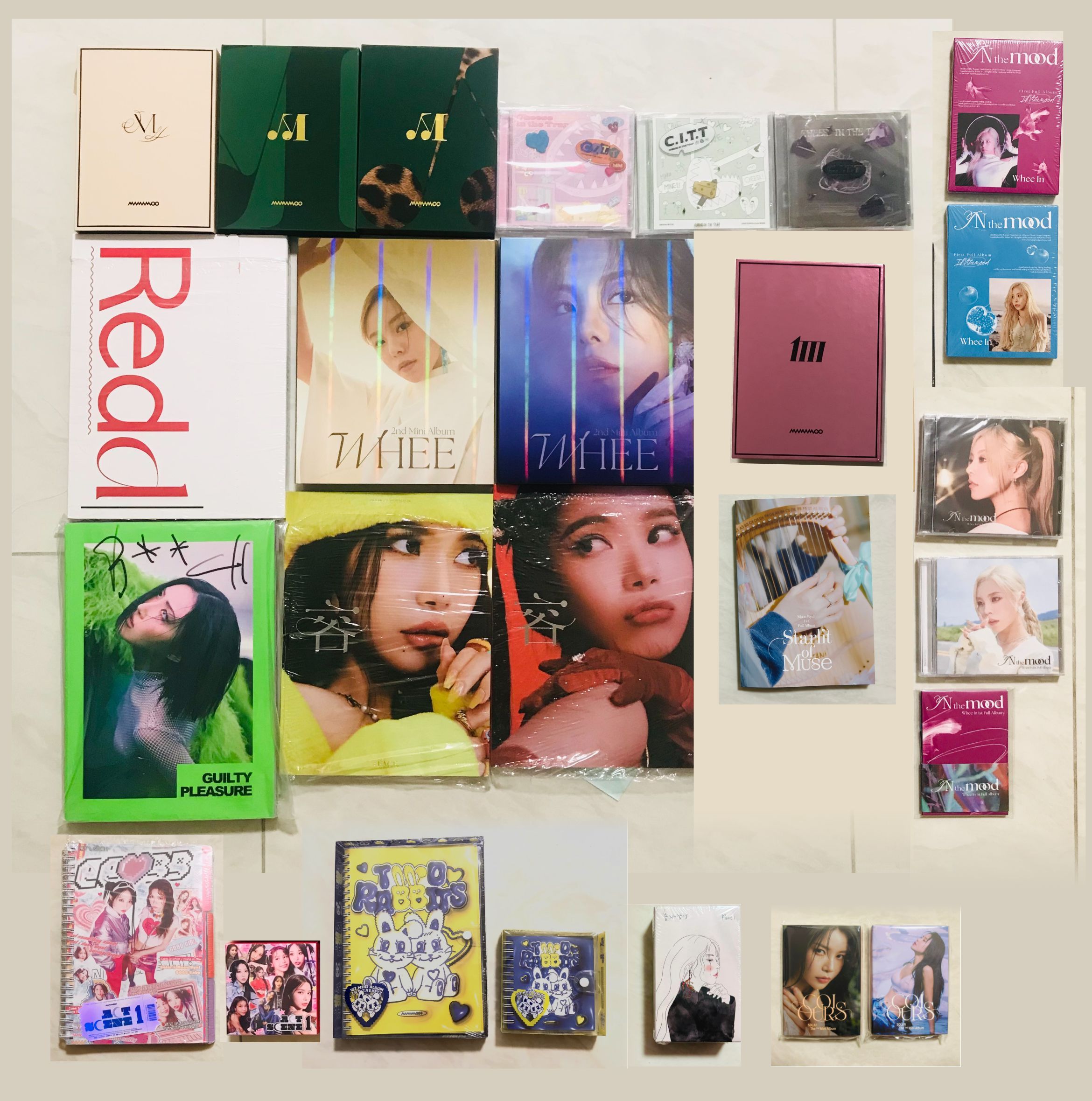 MAMAMOO-團.SOLO.小分隊未拆專、空專