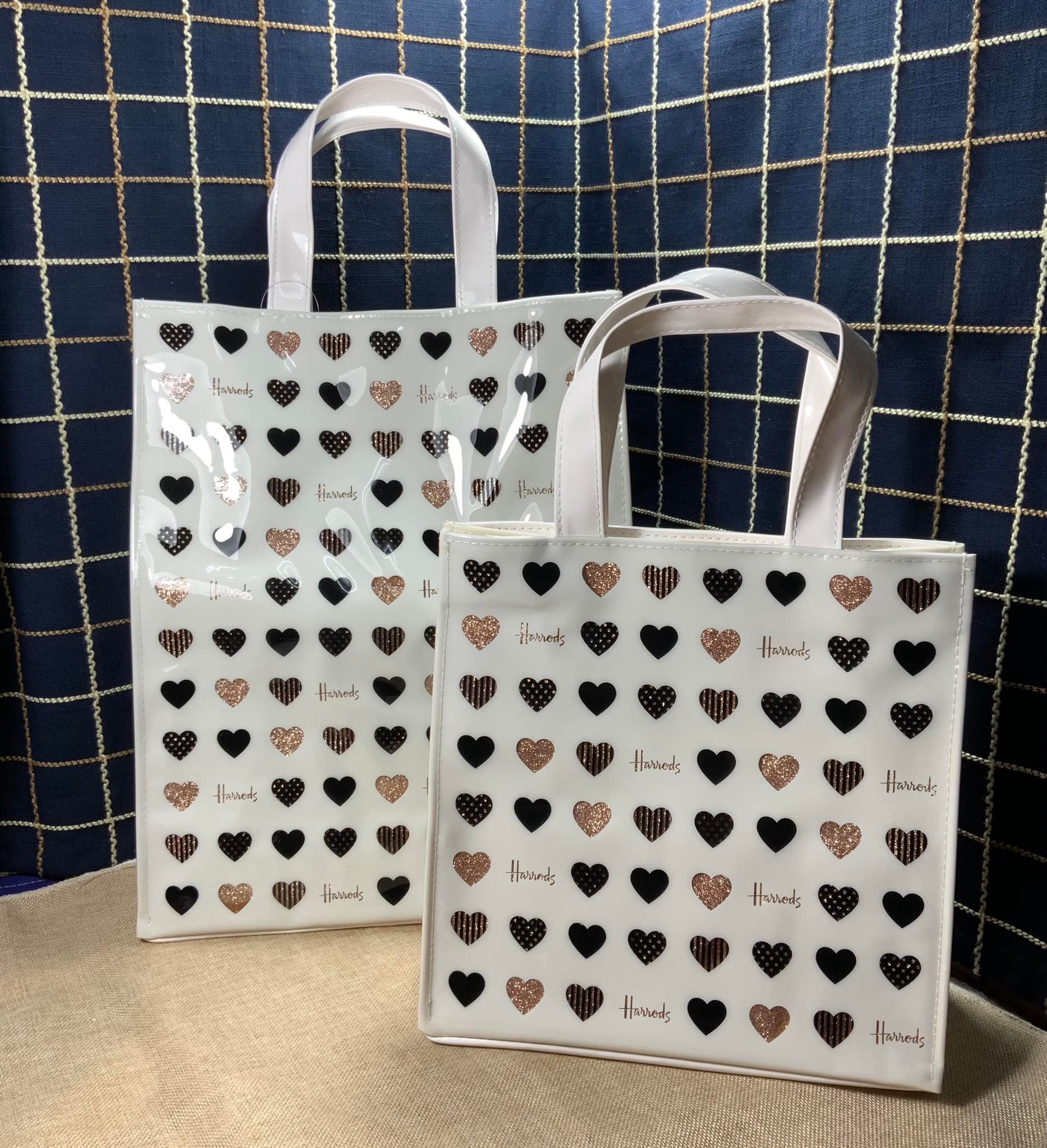 Harrods愛心款 防潑水提袋