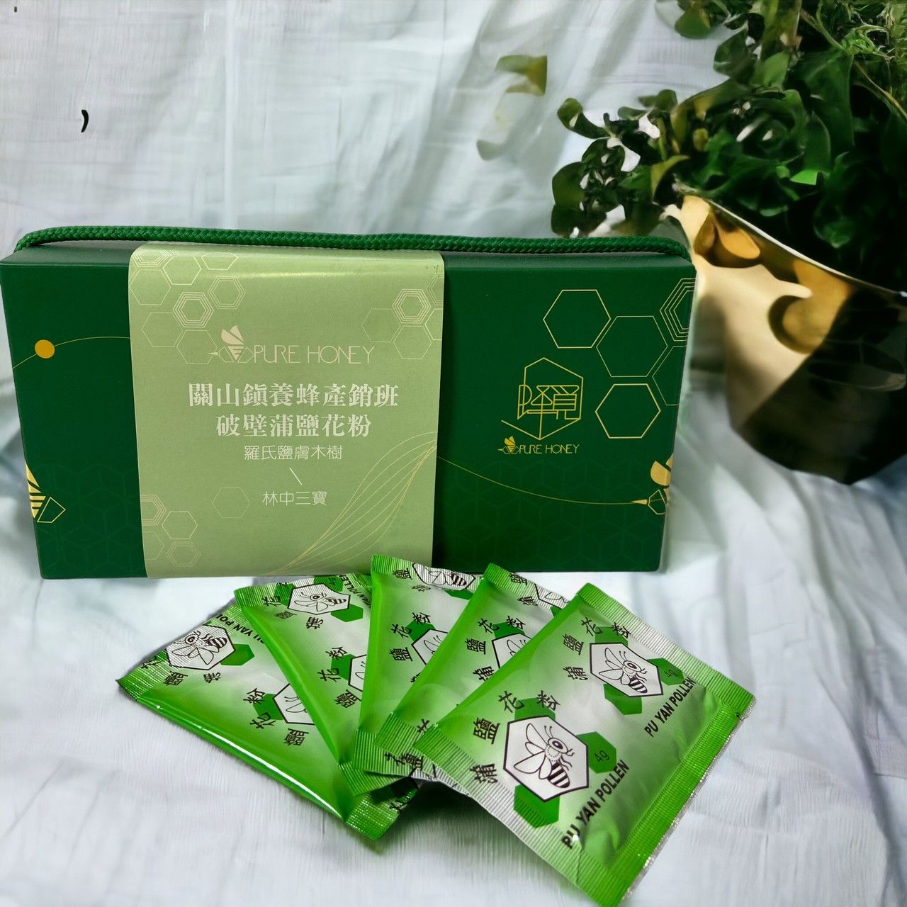 台東蒲鹽花粉（羅氏鹽膚木樹）林中三寶（破壁處理 超微研磨）