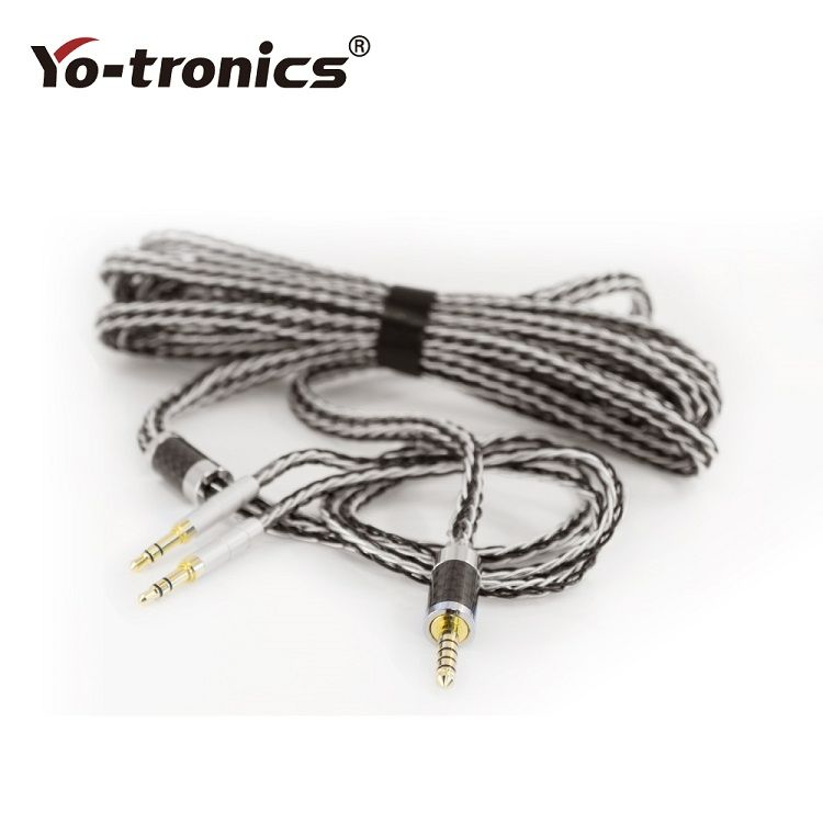 YTA-C414 單晶銅鍍銀 4.4 耳機升級線 平衡線