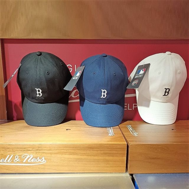 Q豆手創坊★MLB 棒球帽 BOSTON 波士頓 老帽 紅襪隊 公司貨 經典款六片帽 帽子 可調節式球帽