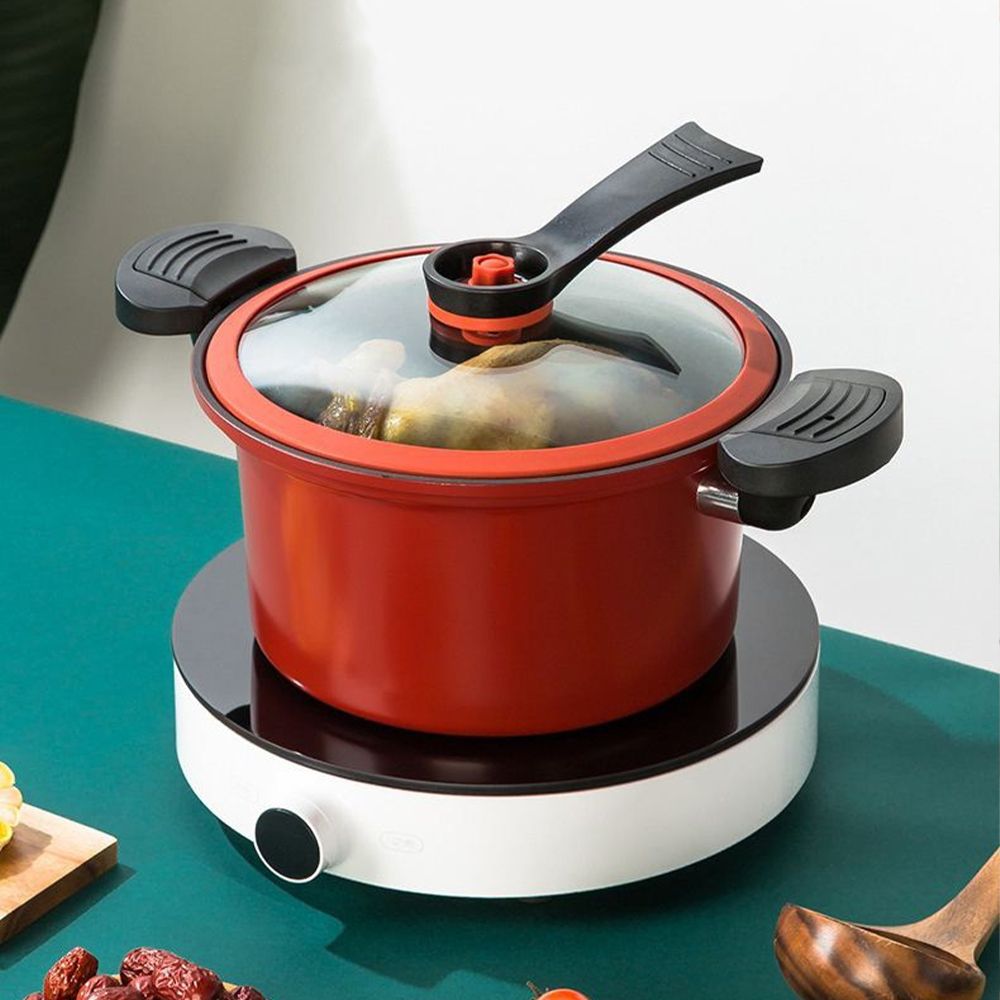 微壓鍋悶燒家用多用煲湯料理鍋3.5L
