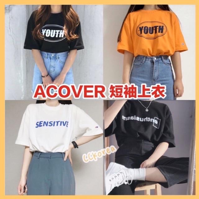 直播限定粉絲場Acover短袖上衣系列短袖上衣——///字體方匡地球