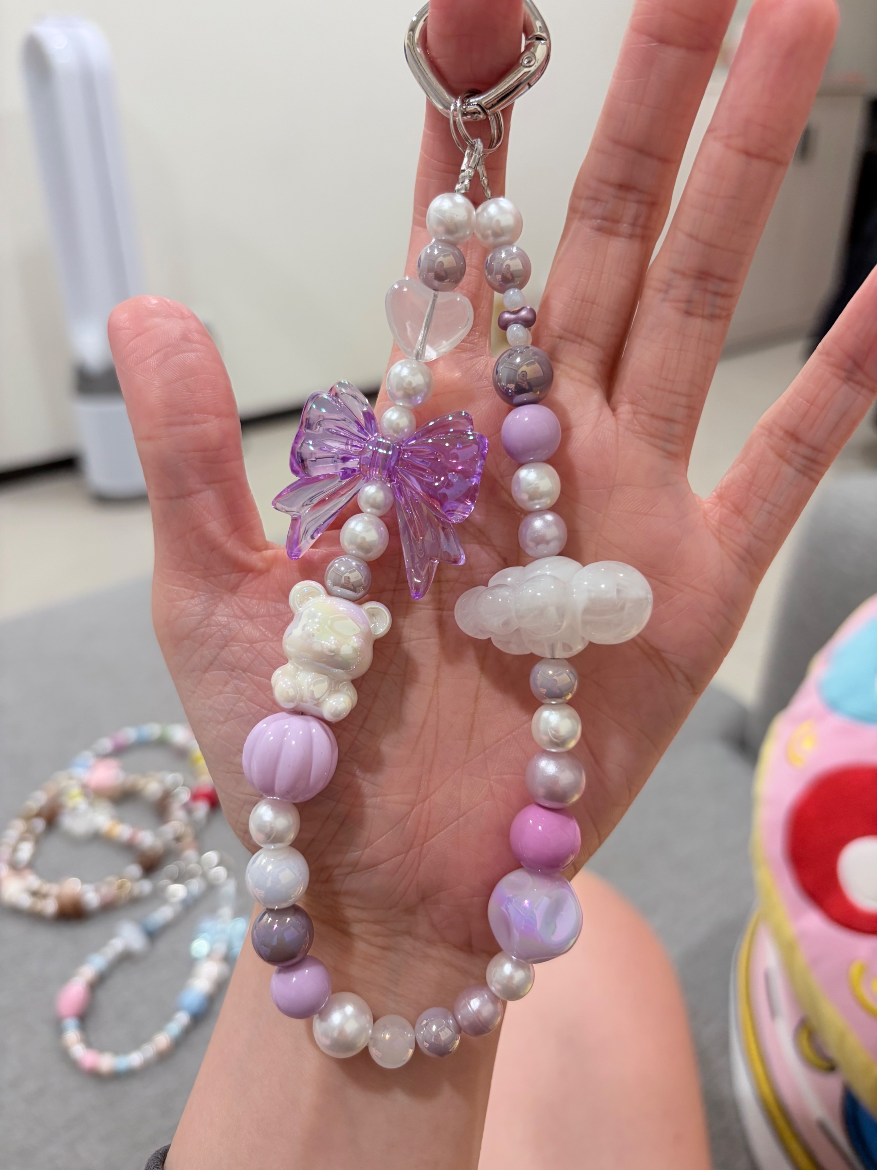 ʟᴜᴘɪ｜紫色球球小熊吊飾