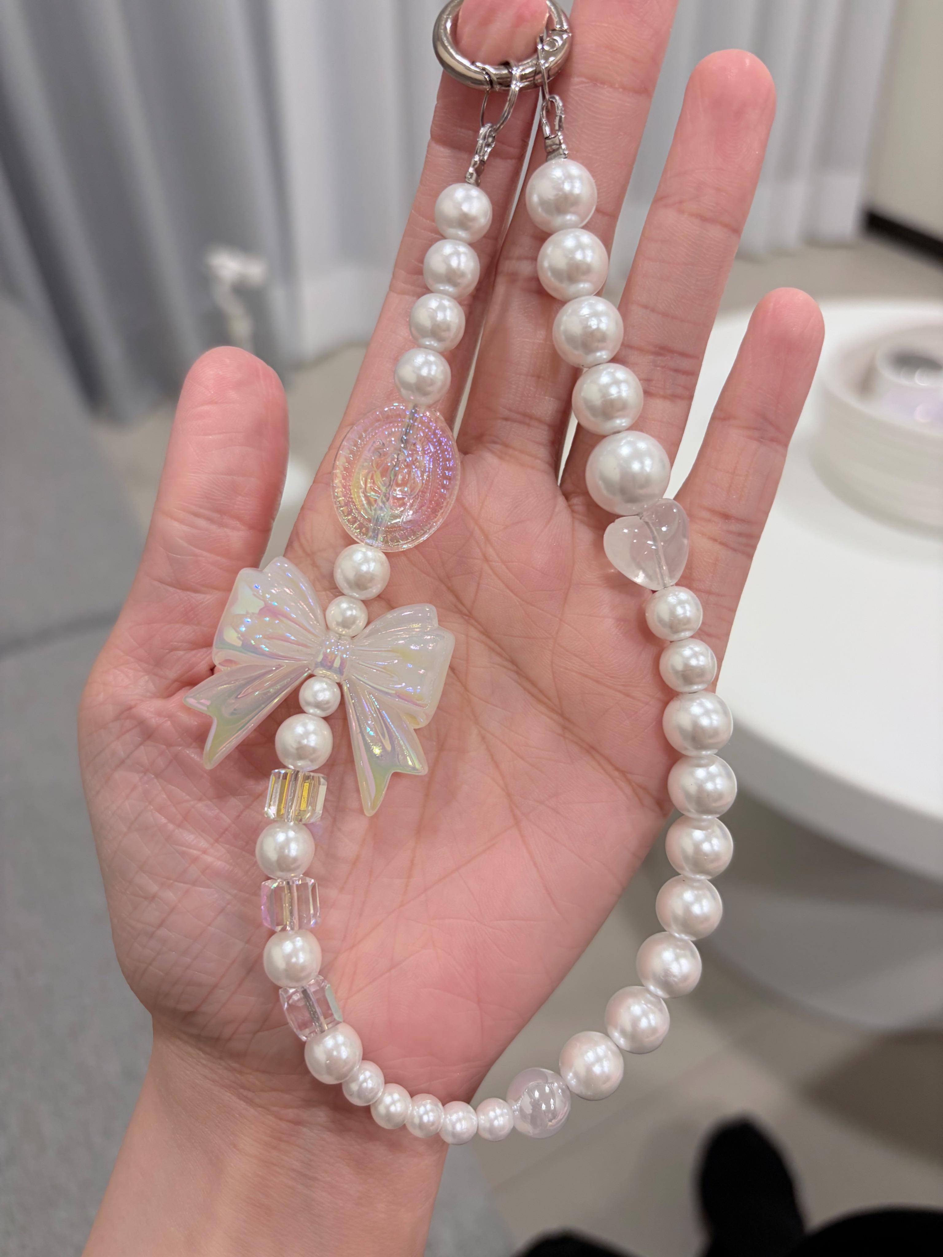 ʟᴜᴘɪ｜全白蝴蝶結吊飾