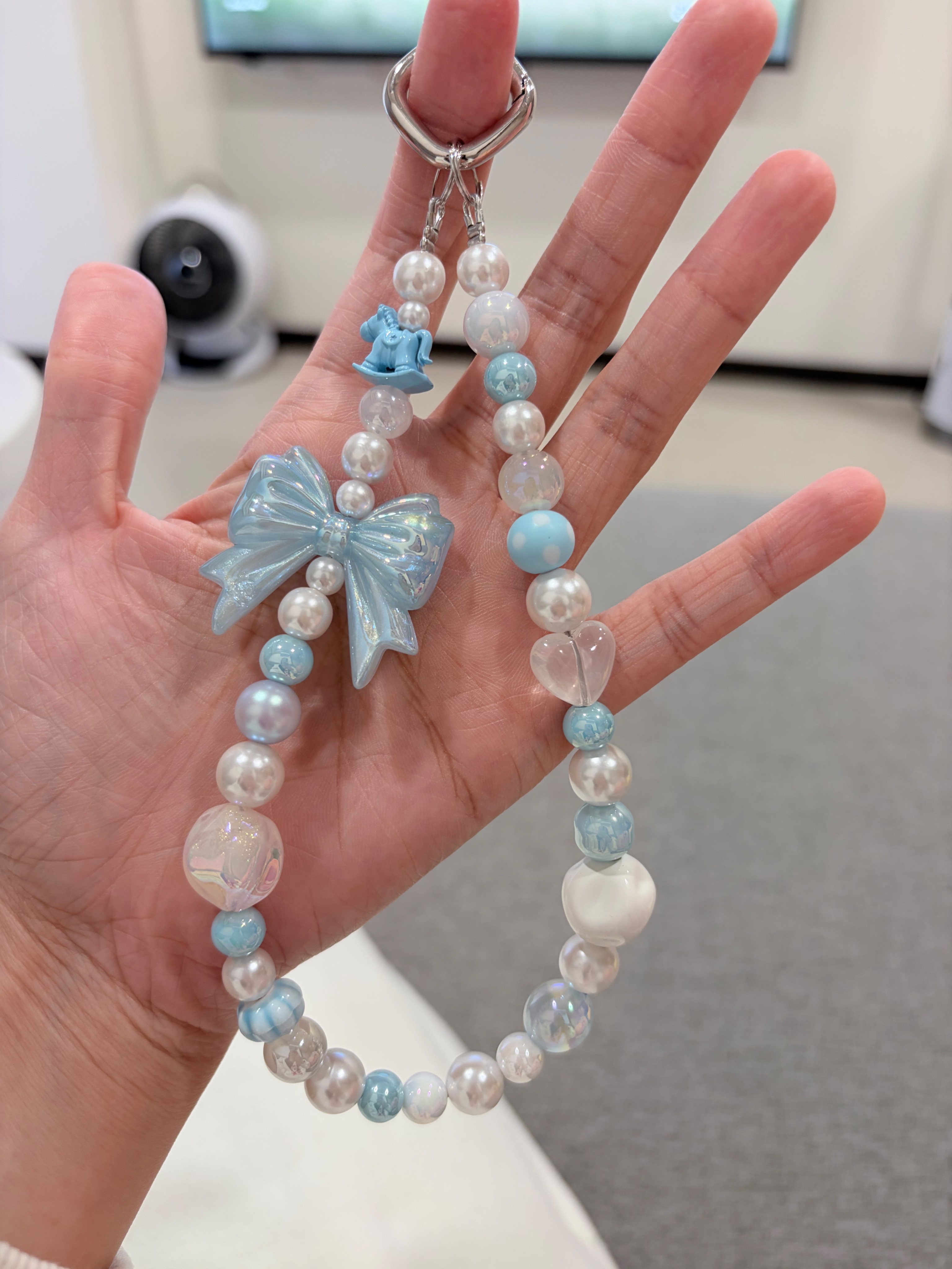 ʟᴜᴘɪ｜藍色蝴蝶結吊飾