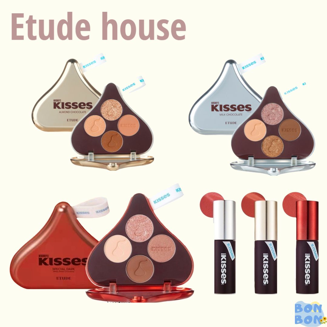賠本出清 現貨秒出【BonBon】 Etude House X KISSES 聯名眼影盤 唇釉