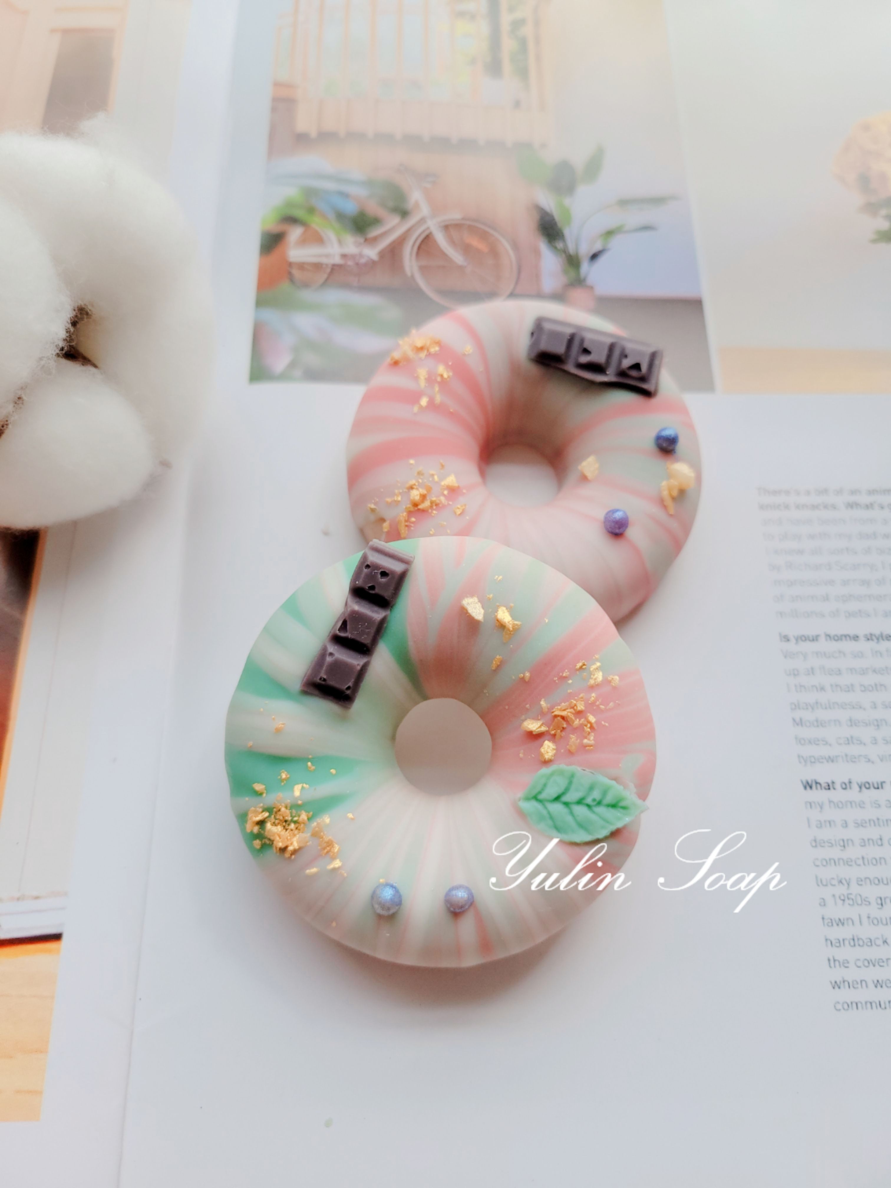 蠶絲蛋白甜甜圈皂