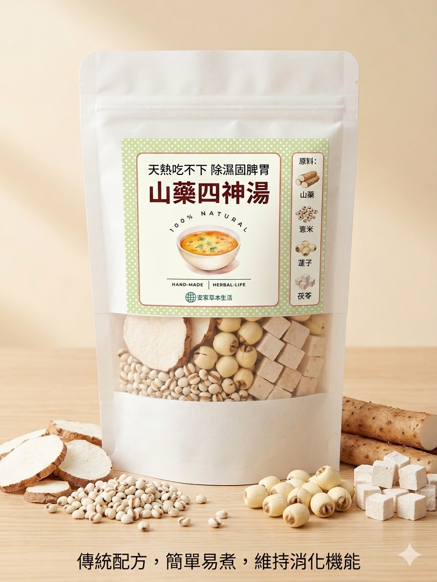夏天需要~山藥四神湯