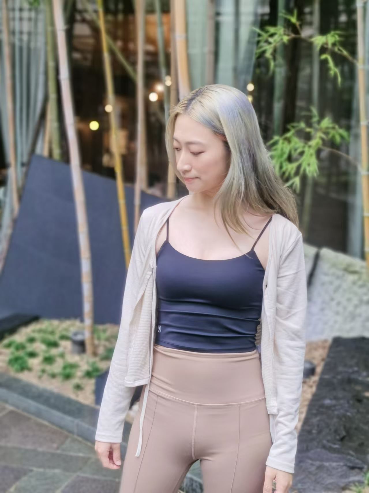 綁帶長袖短外套-2色