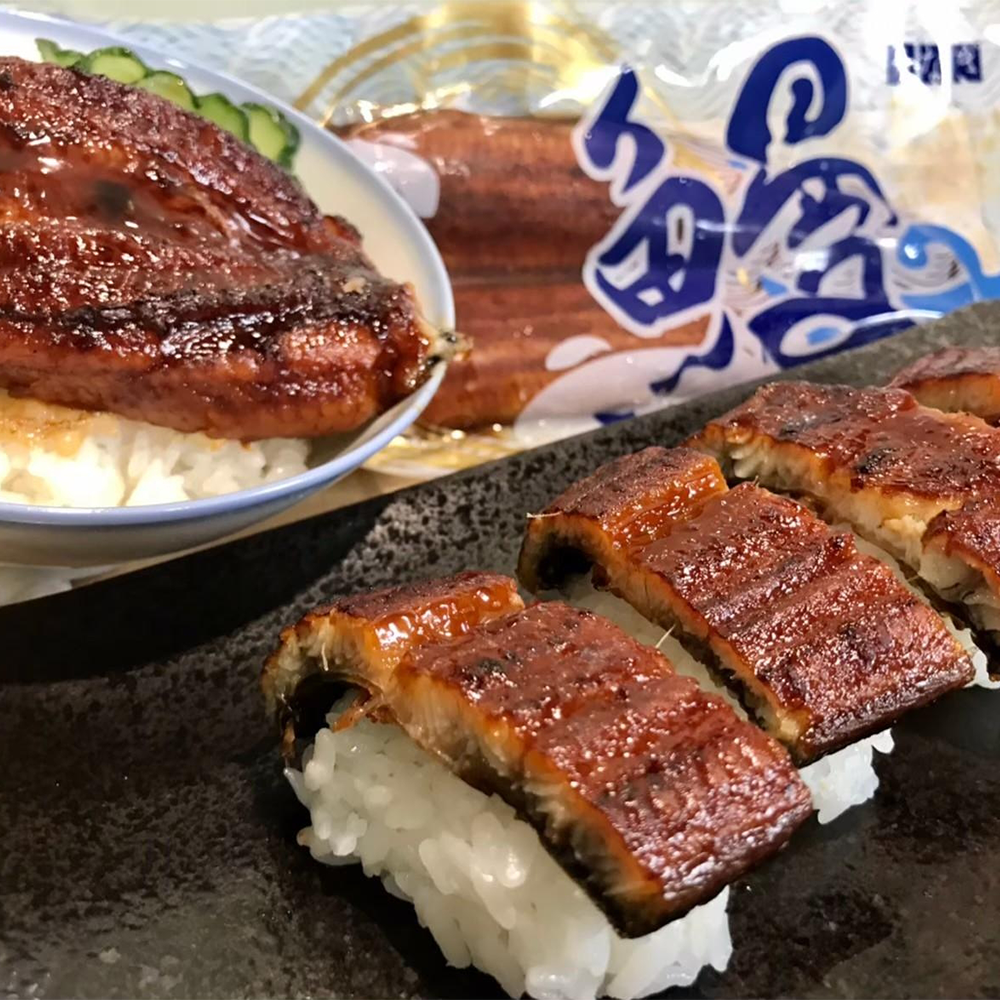 台灣本土培育養殖製作   整尾鰻魚-熟凍（250克）