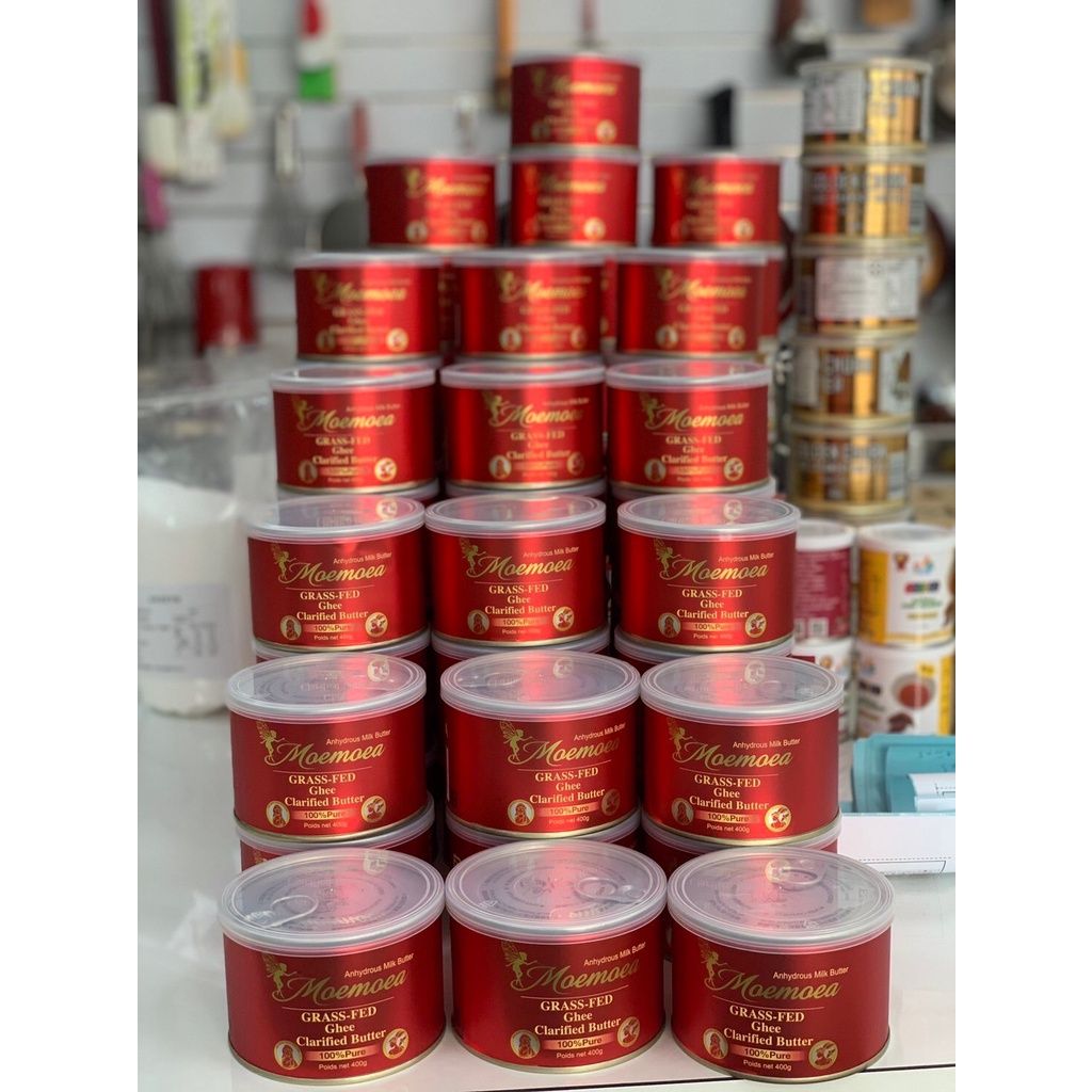💥現貨 茉依亞 無鹽 無水奶油 新品 罐裝 紐西蘭 純淨乳源 400克 烘焙 甜點 酥皮