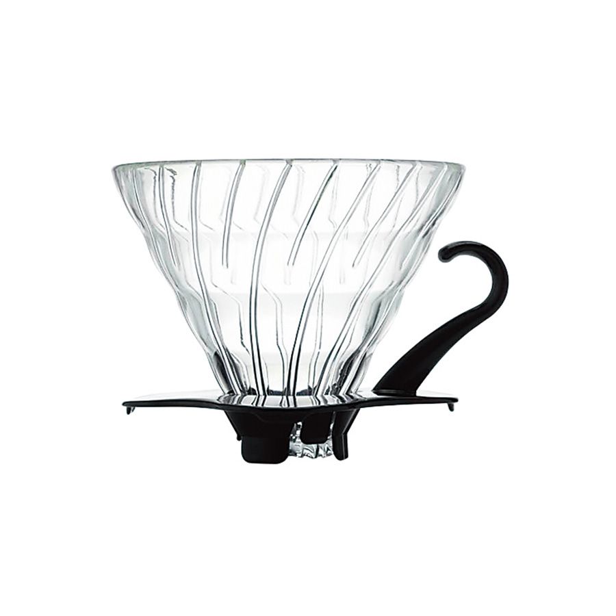 V60黑色02 03玻璃濾杯內付原廠豆匙