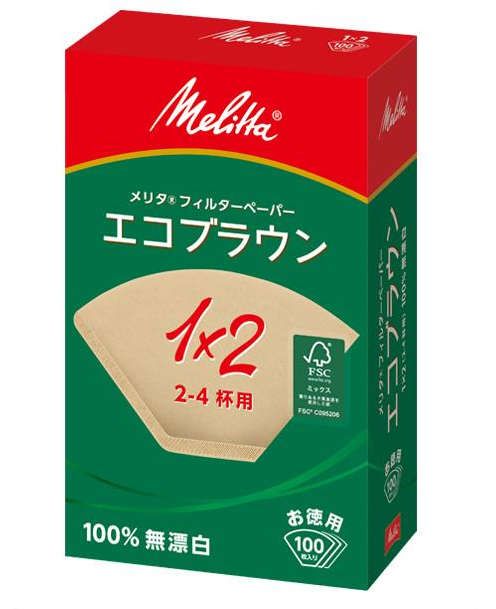 Melitta無漂白102 103濾紙100P 梯形濾紙
