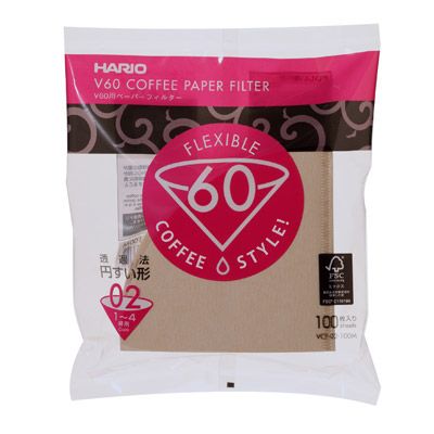 V60無漂白02 03濾紙100張