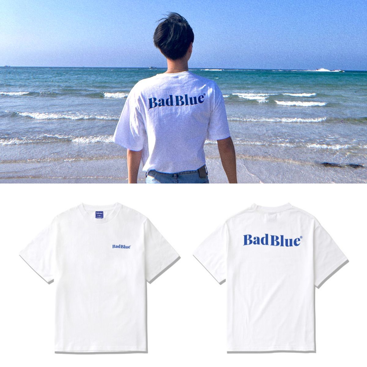 太顯同款BADBLUE LOGO TEE