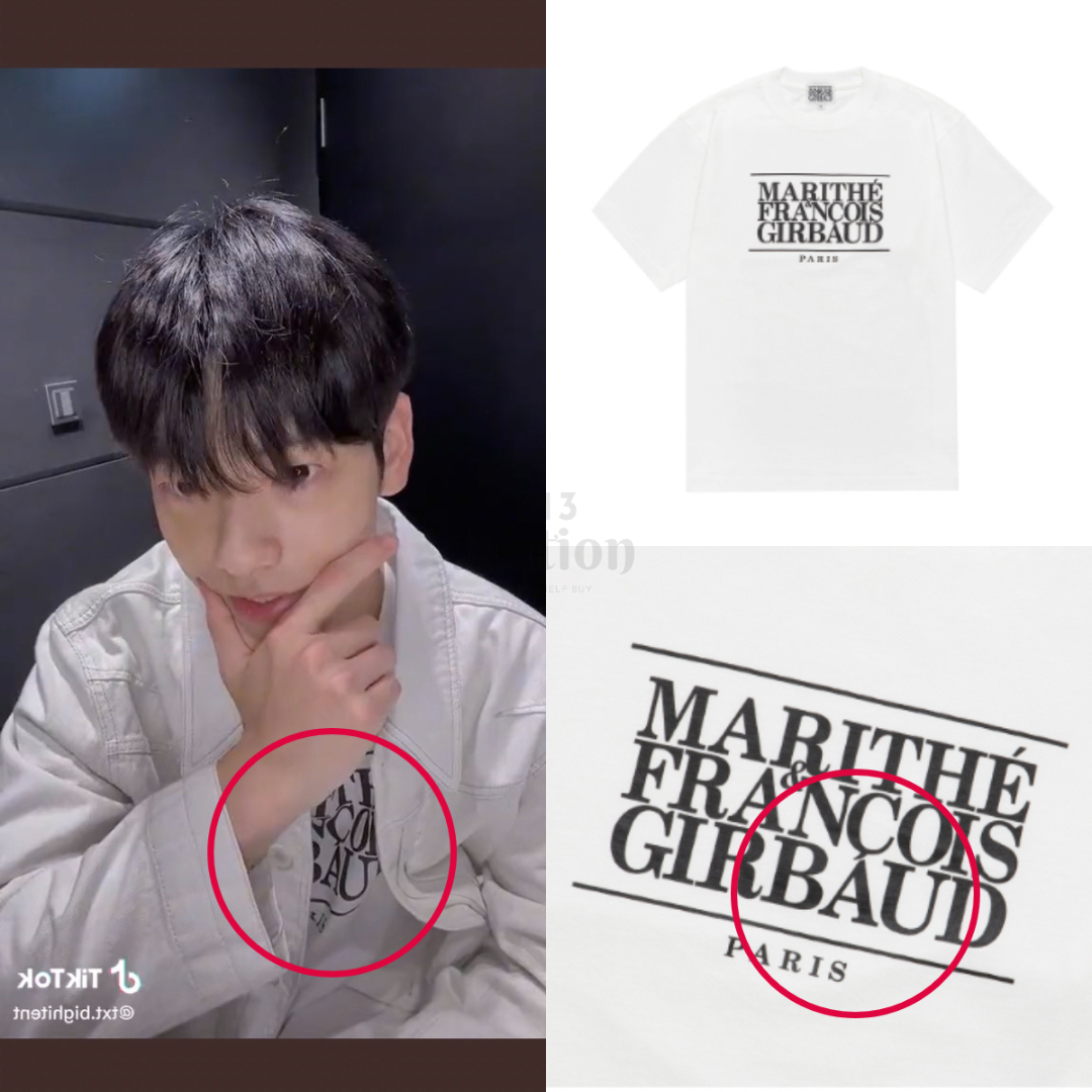 秀彬同款MARITHE CLASSIC LOGO TEE