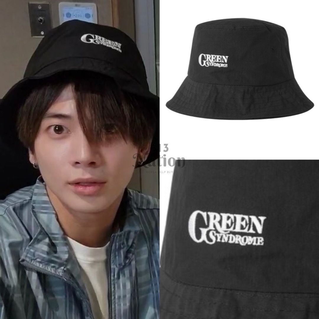 太顯同款W-LOGO BUCKET HAT
