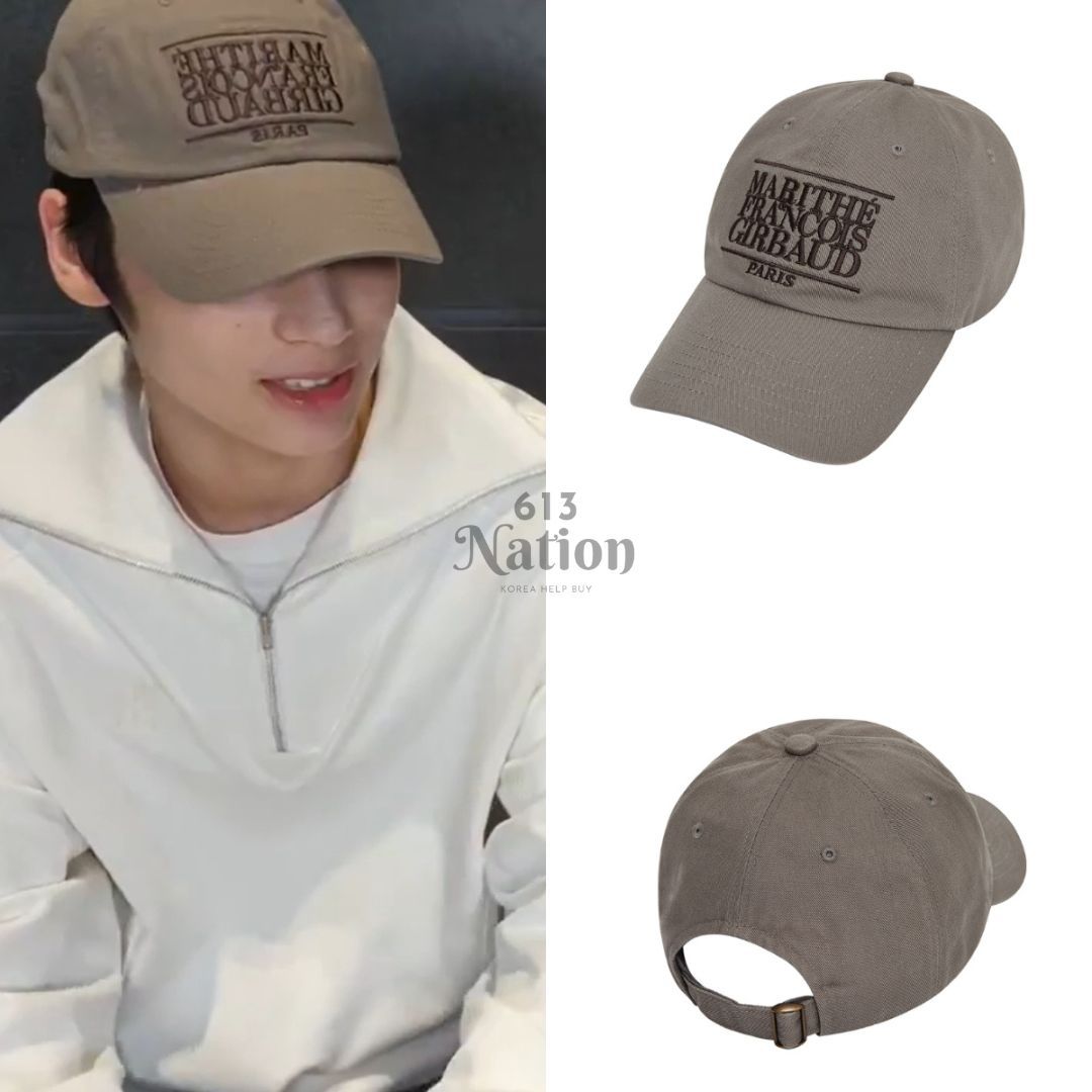 休寧凱同款MARITHE CLASSIC LOGO CAP（9折）