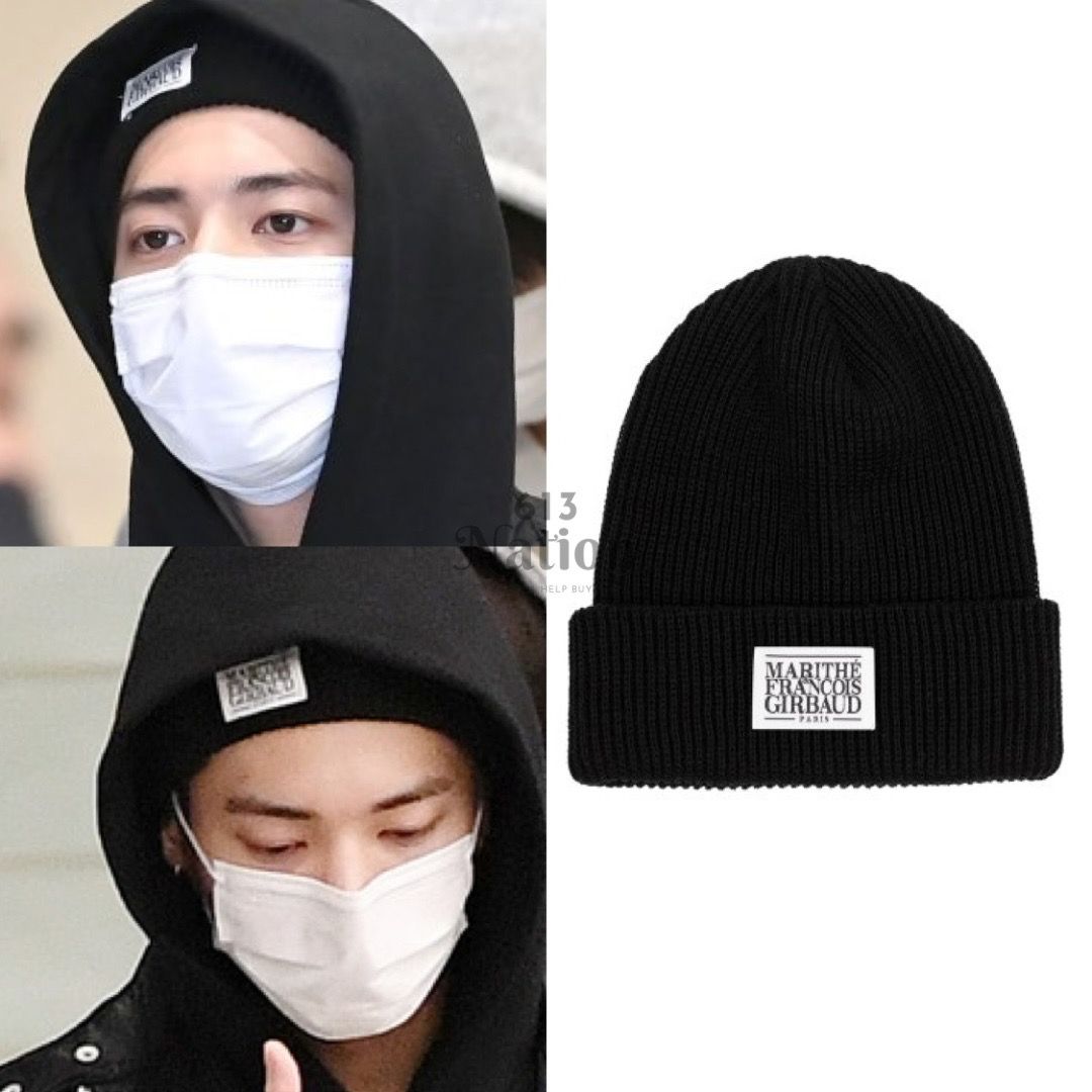 太顯同款MARITHE CLASSIC LOGO BEANIE