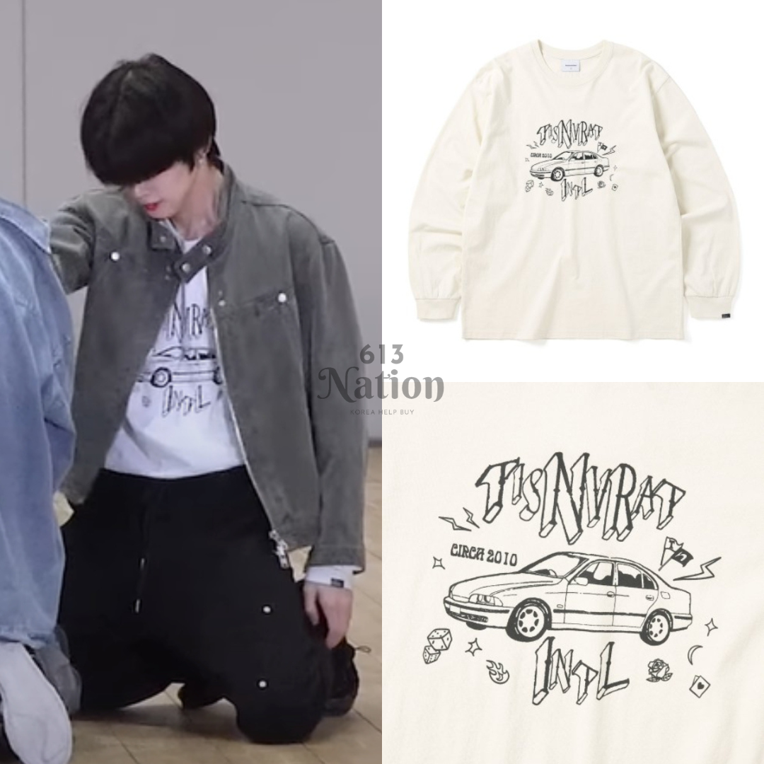 然竣同款TISNVRAT Car L/S Tee（7折）