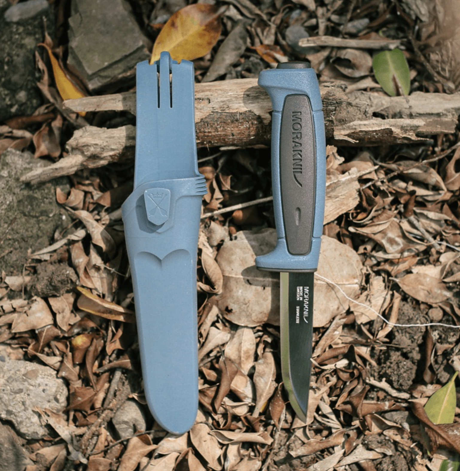 【嚮山戶外】MORAKNIV BASIC 546 2022限定版 售完為止 瑞典製 不鏽鋼直刀 灰藍 14048