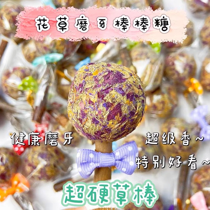 鮮花磨牙棒棒糖