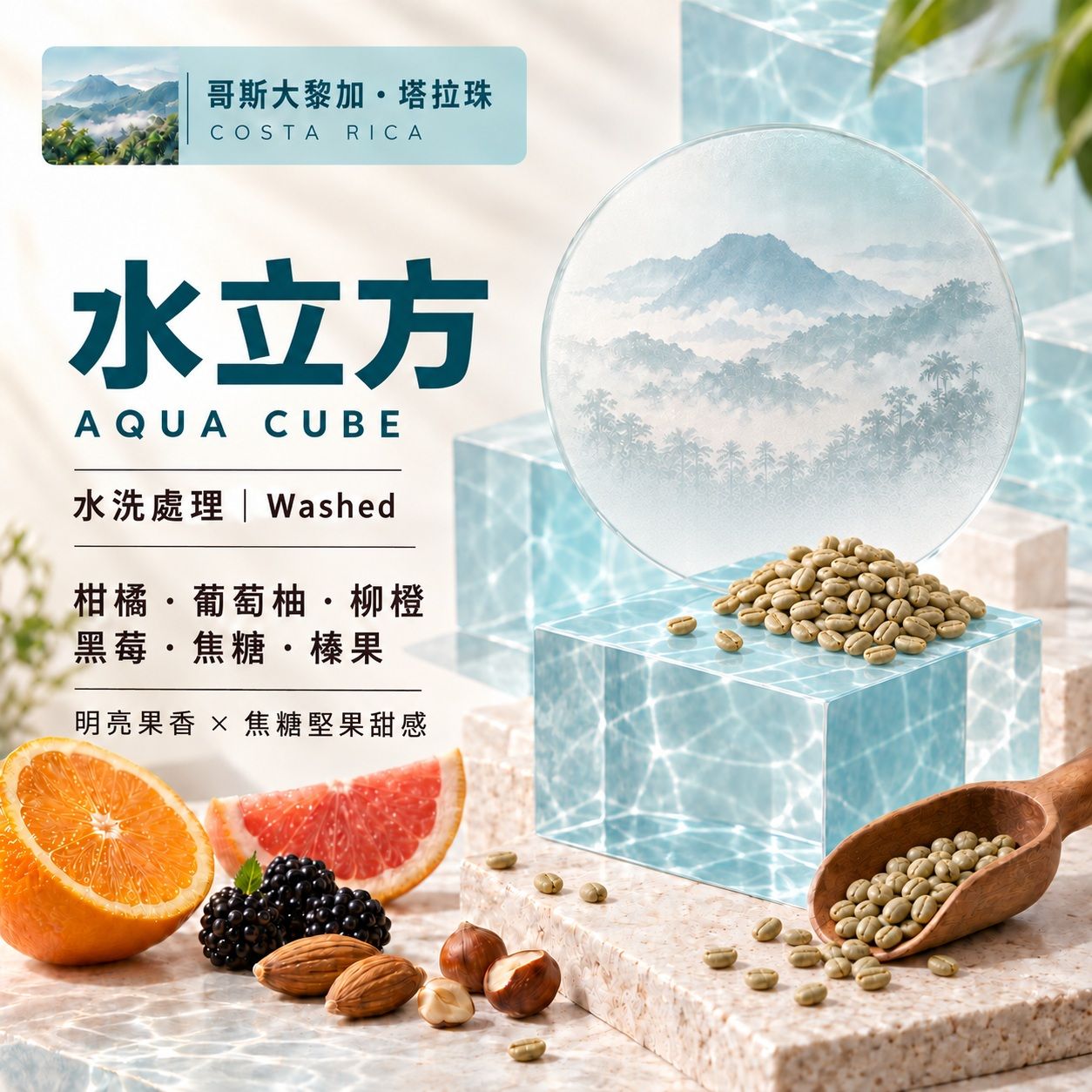 哥斯大黎加 塔拉珠 水立方 水洗處理