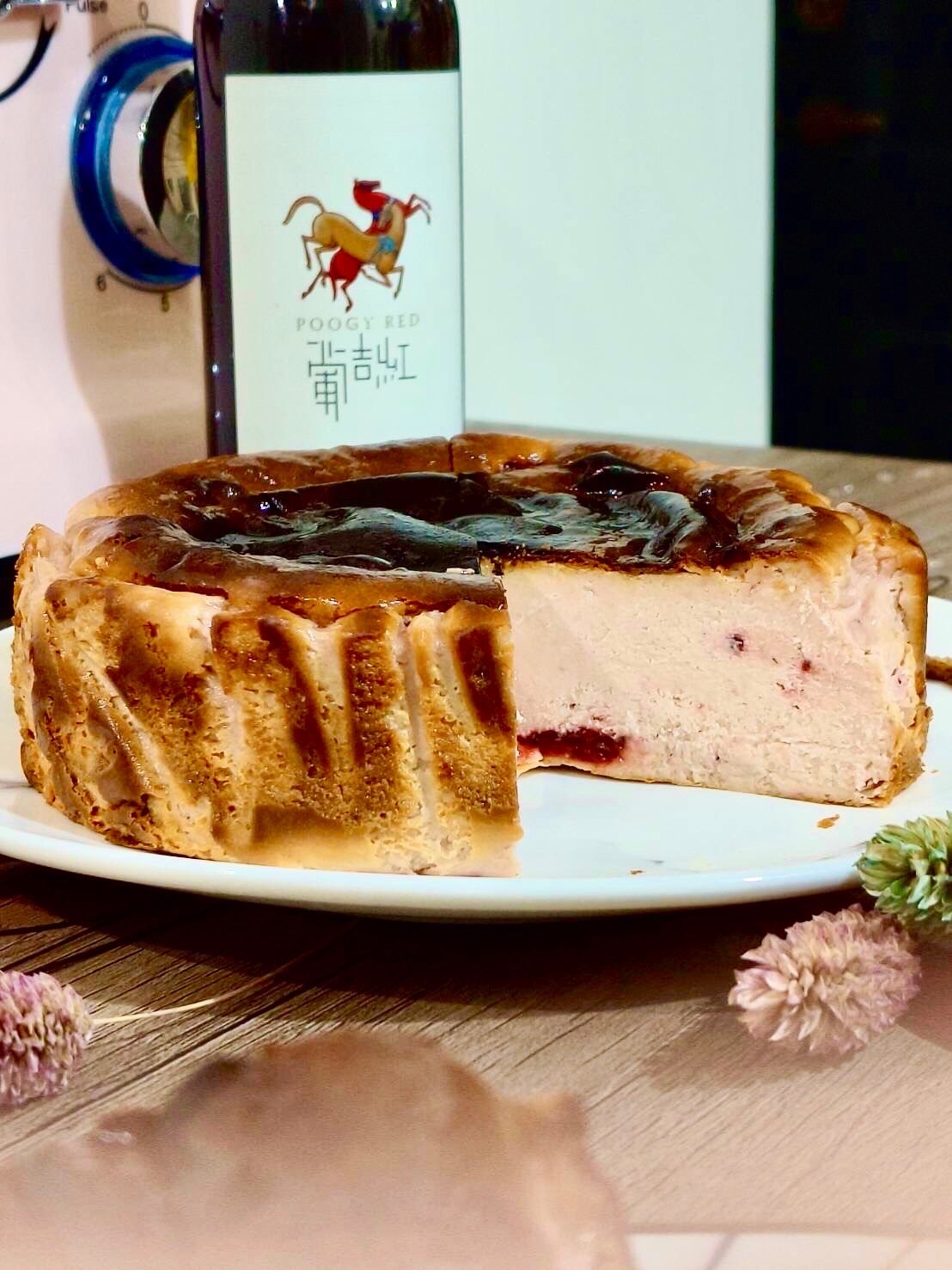 巴斯克乳酪蛋糕（草莓）