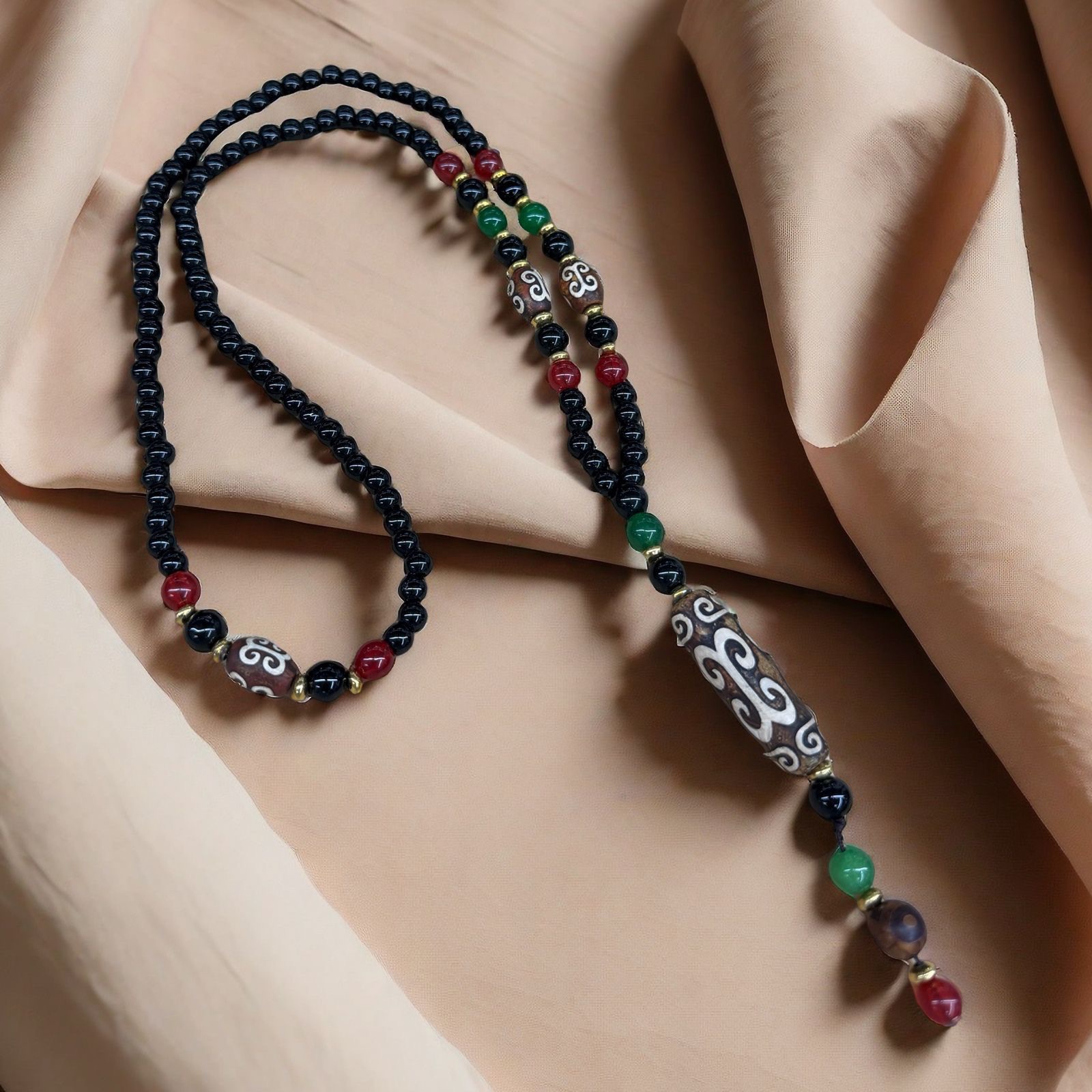 加持平安天珠項鍊