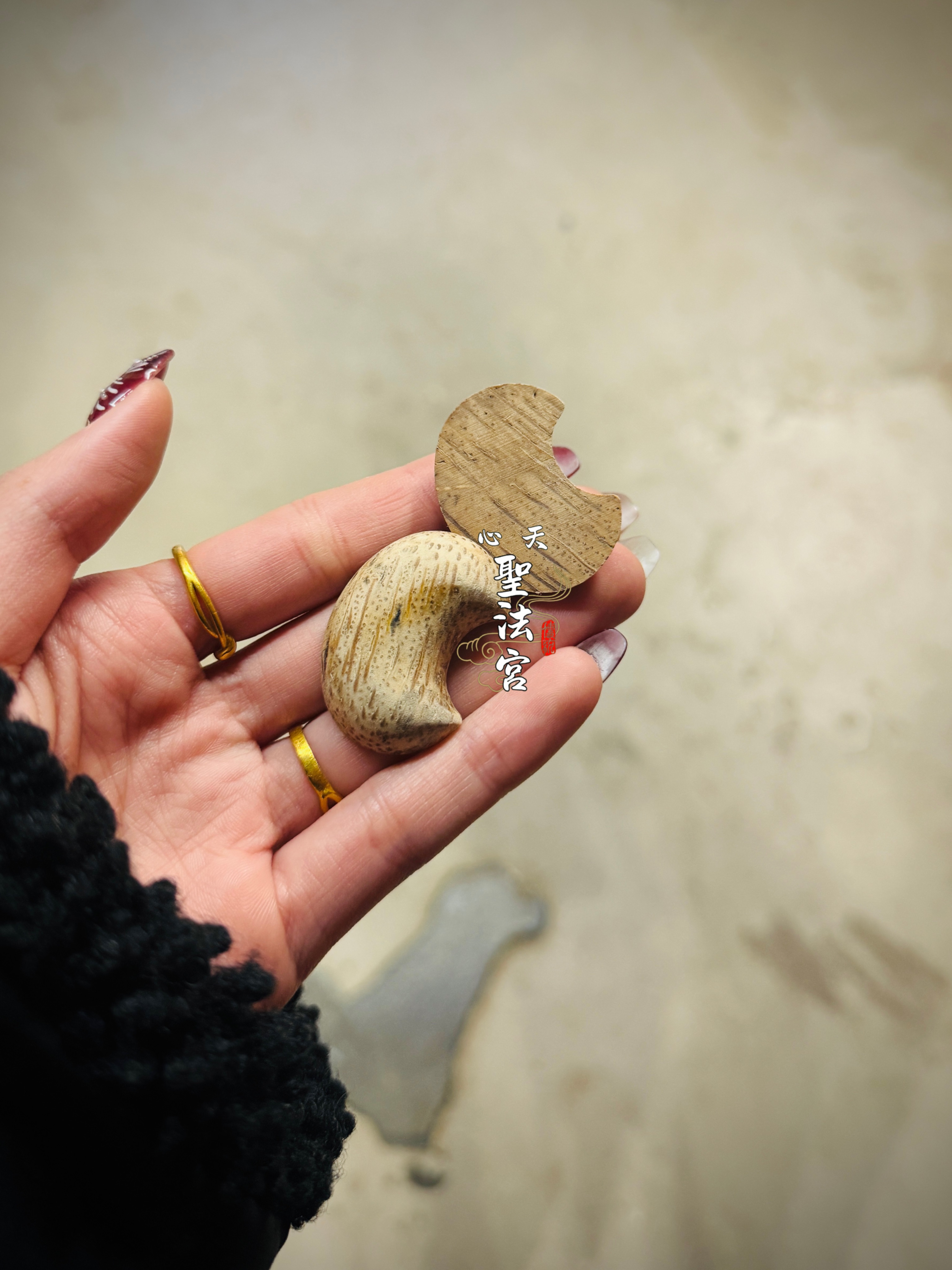 迷你招財加持刺竹頭杯