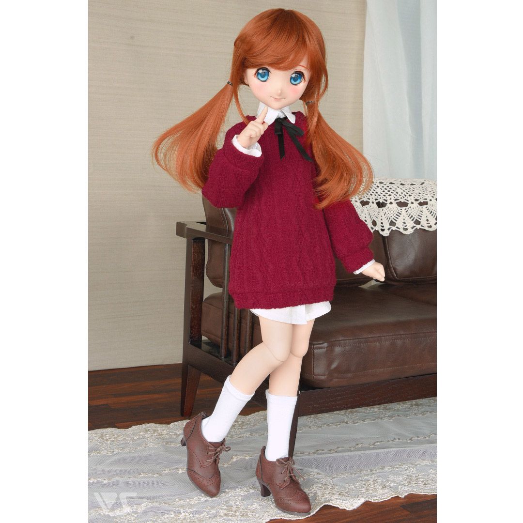 volks-Sweater Dress Set-Mini （Bordeaux）