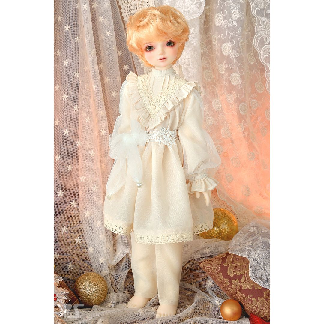 volks-Gathered Yoke Long Blouse Set / Mini