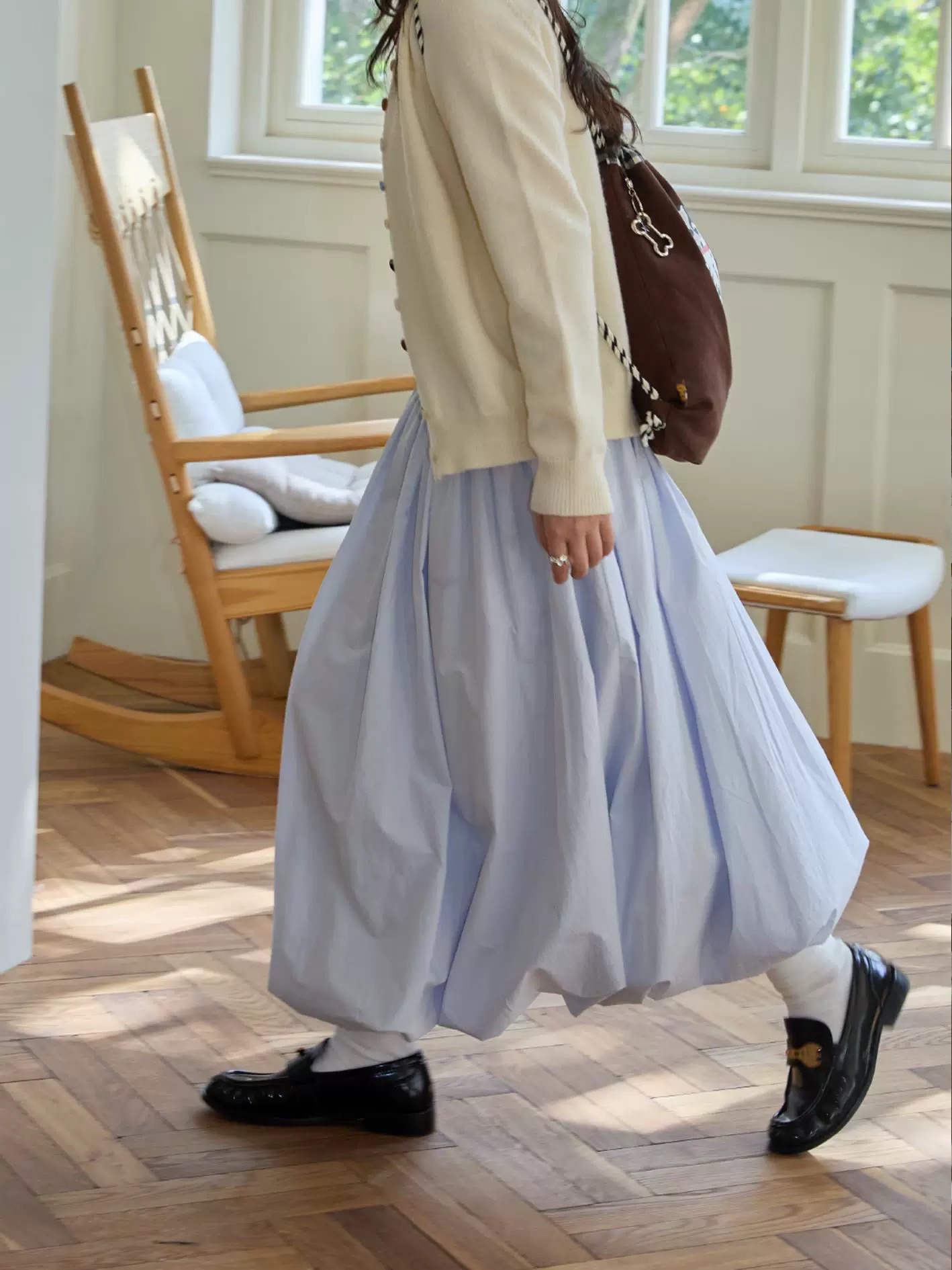 海鹽晴山 蓬蓬花苞裙