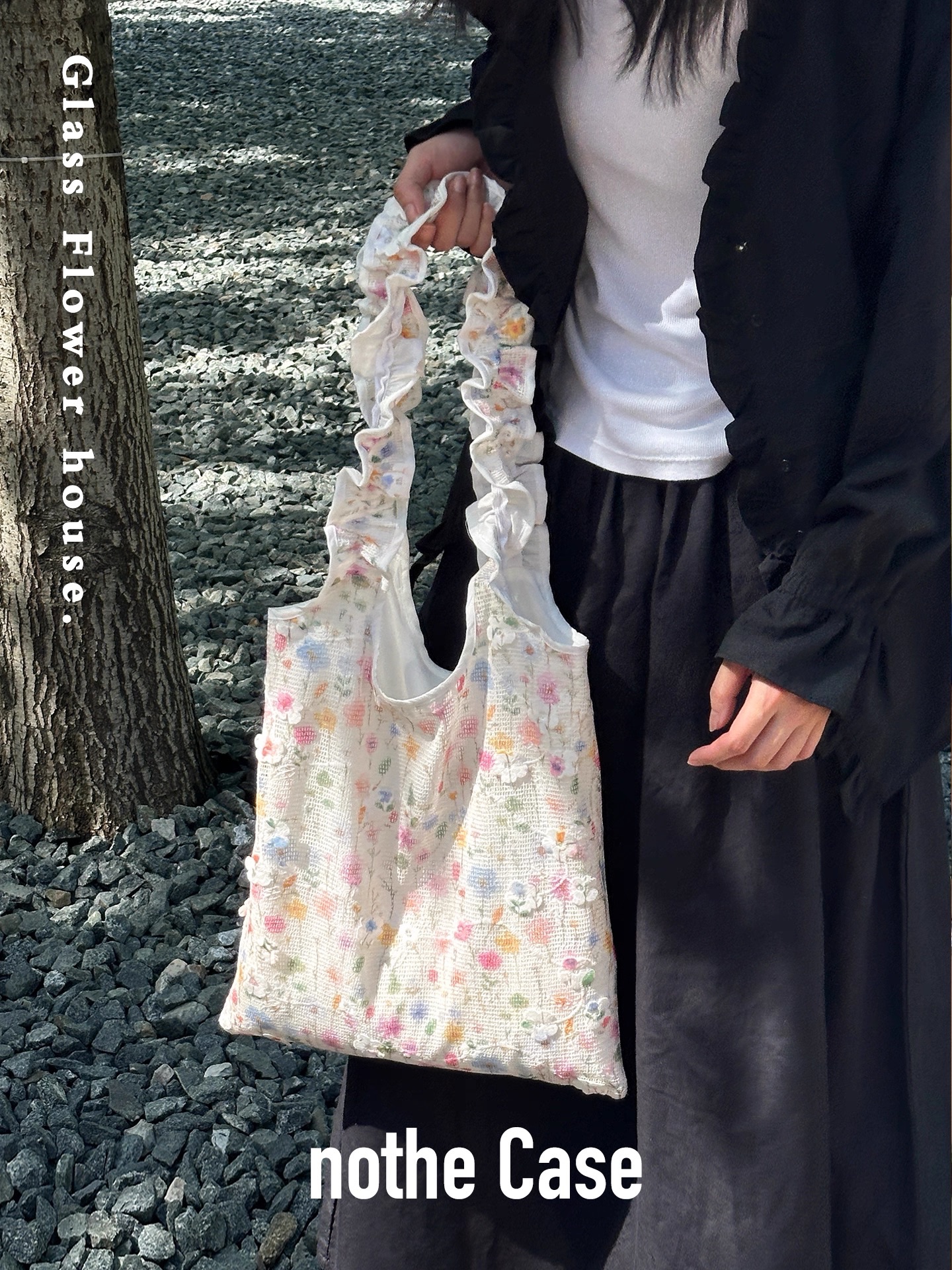 售完斷貨🔥 璃物花捨 立體花朵單肩包