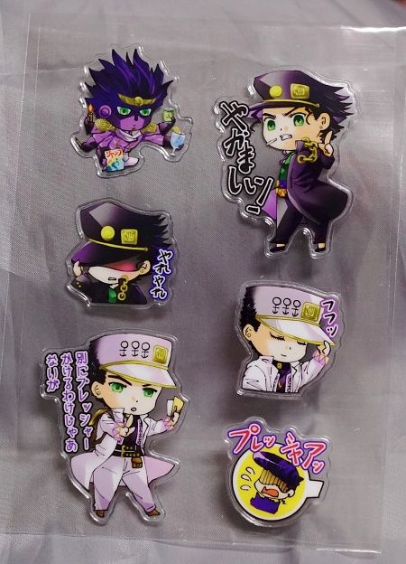 【JOJO承太郎/宵星傳奇由利．羅威爾】透明泡泡貼紙
