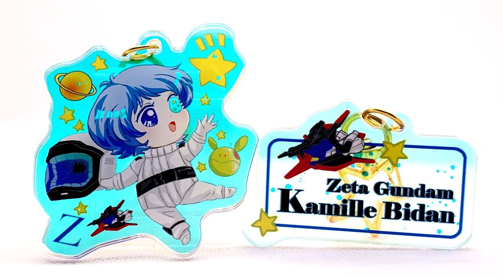 機動戰士Z鋼彈-彩虹雷射壓克力吊飾