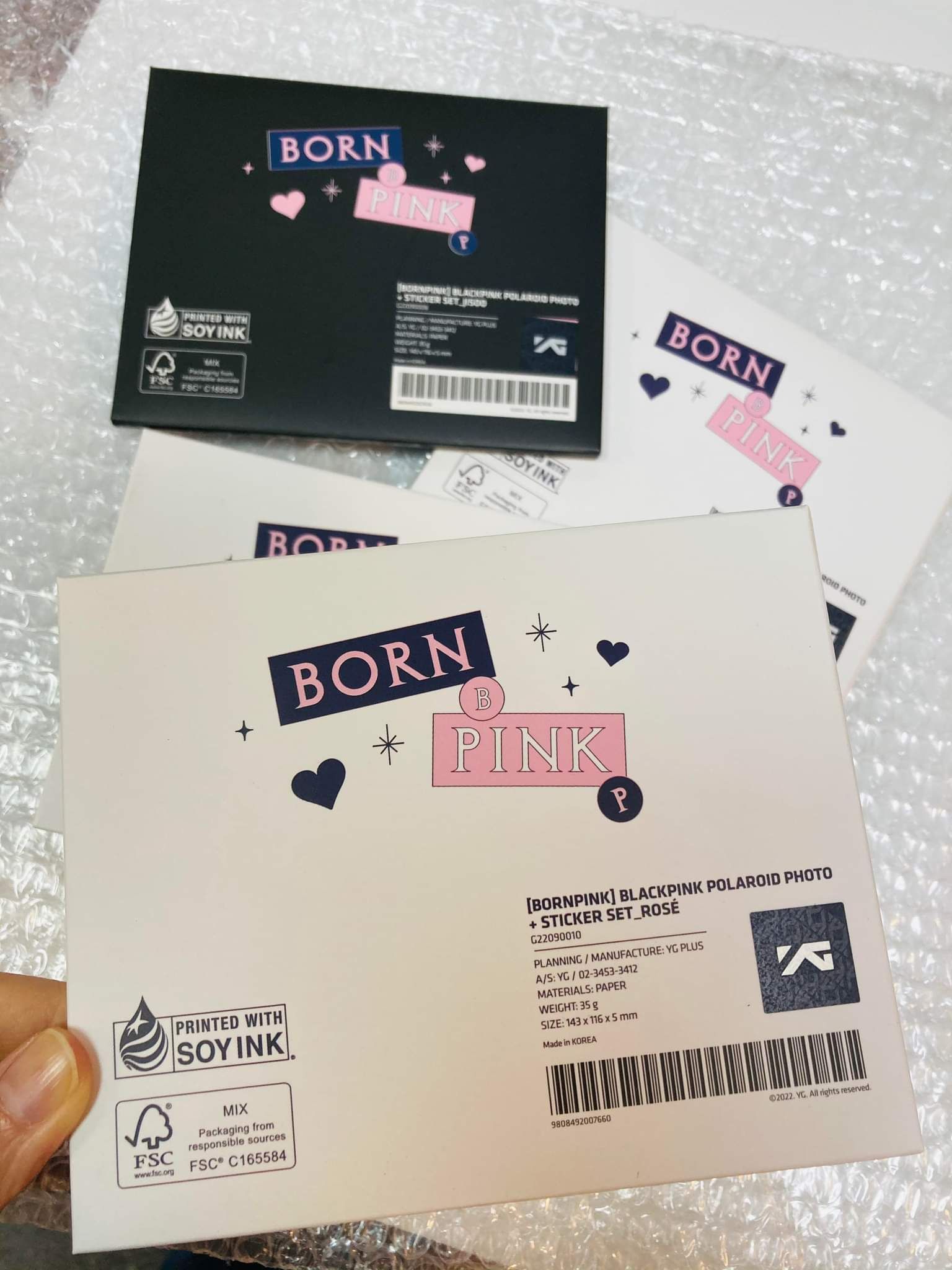 BORNPINK拍立得貼紙組