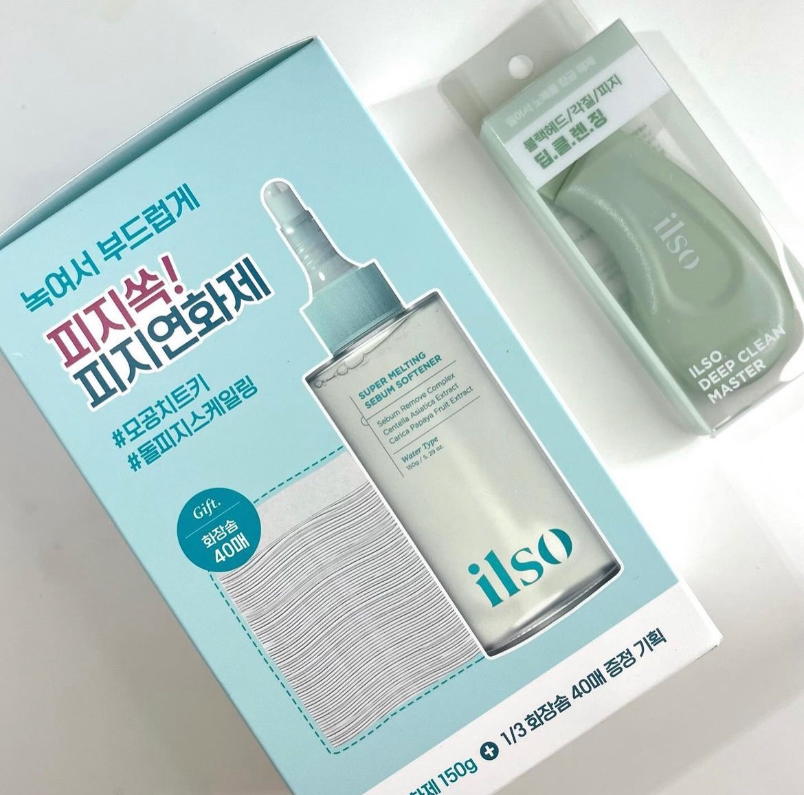ilso黑頭粉刺導出液150ml+黑頭鏟 set