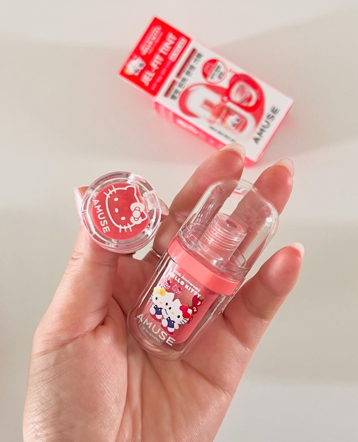 HELLO KITTY 🎀AMUSE JEL FIT TINT 唇釉3.8g