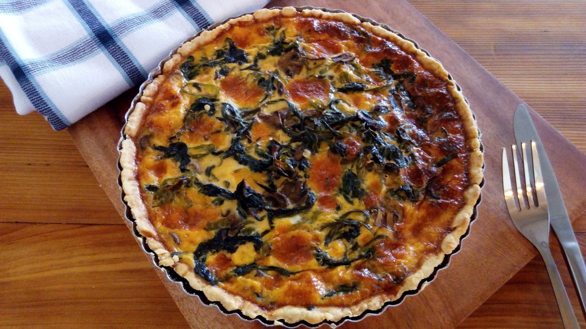 10＂ Quiche  10吋鹹派，冷凍配送