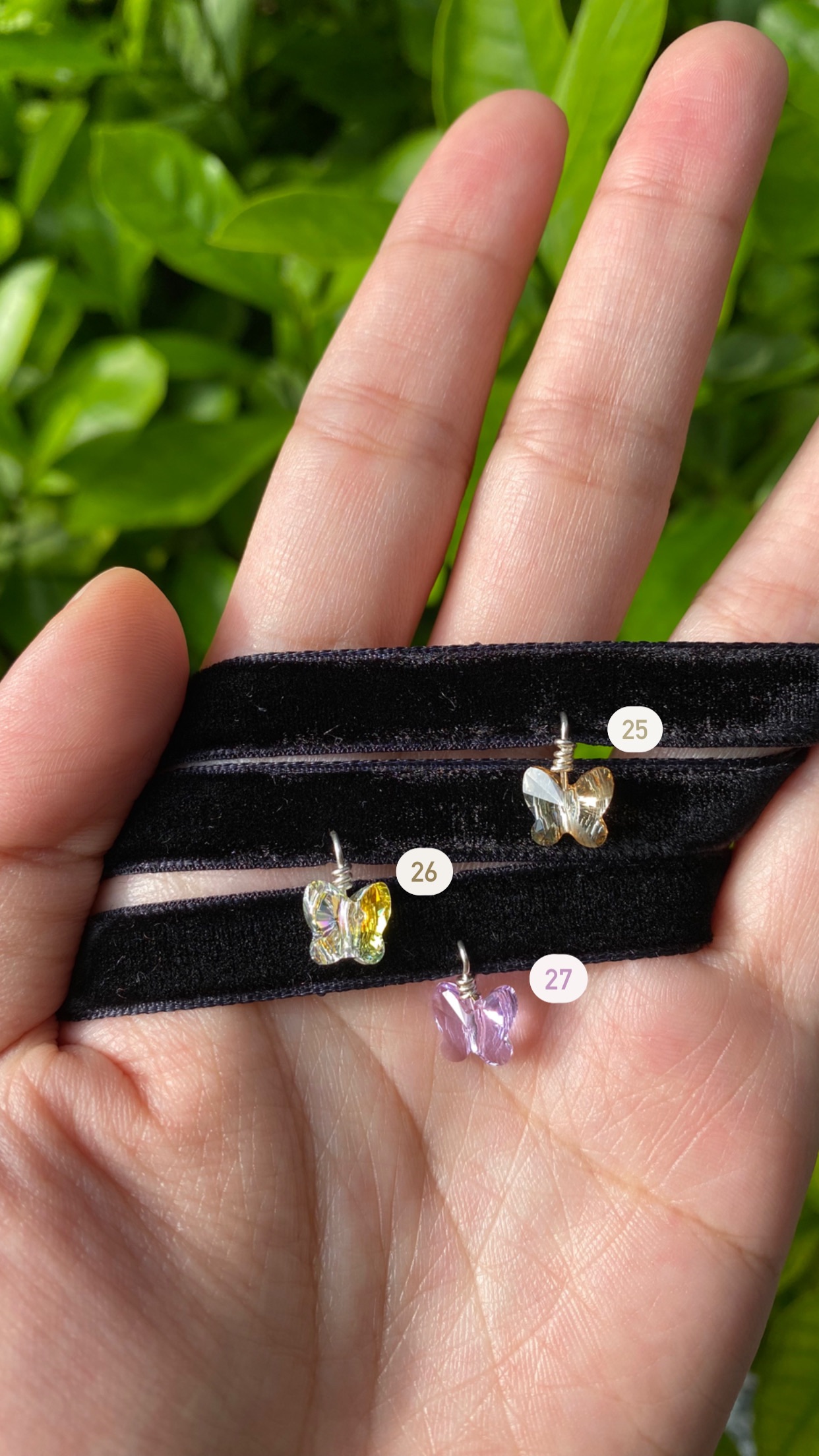 天鵝絨頸鍊（25-32）