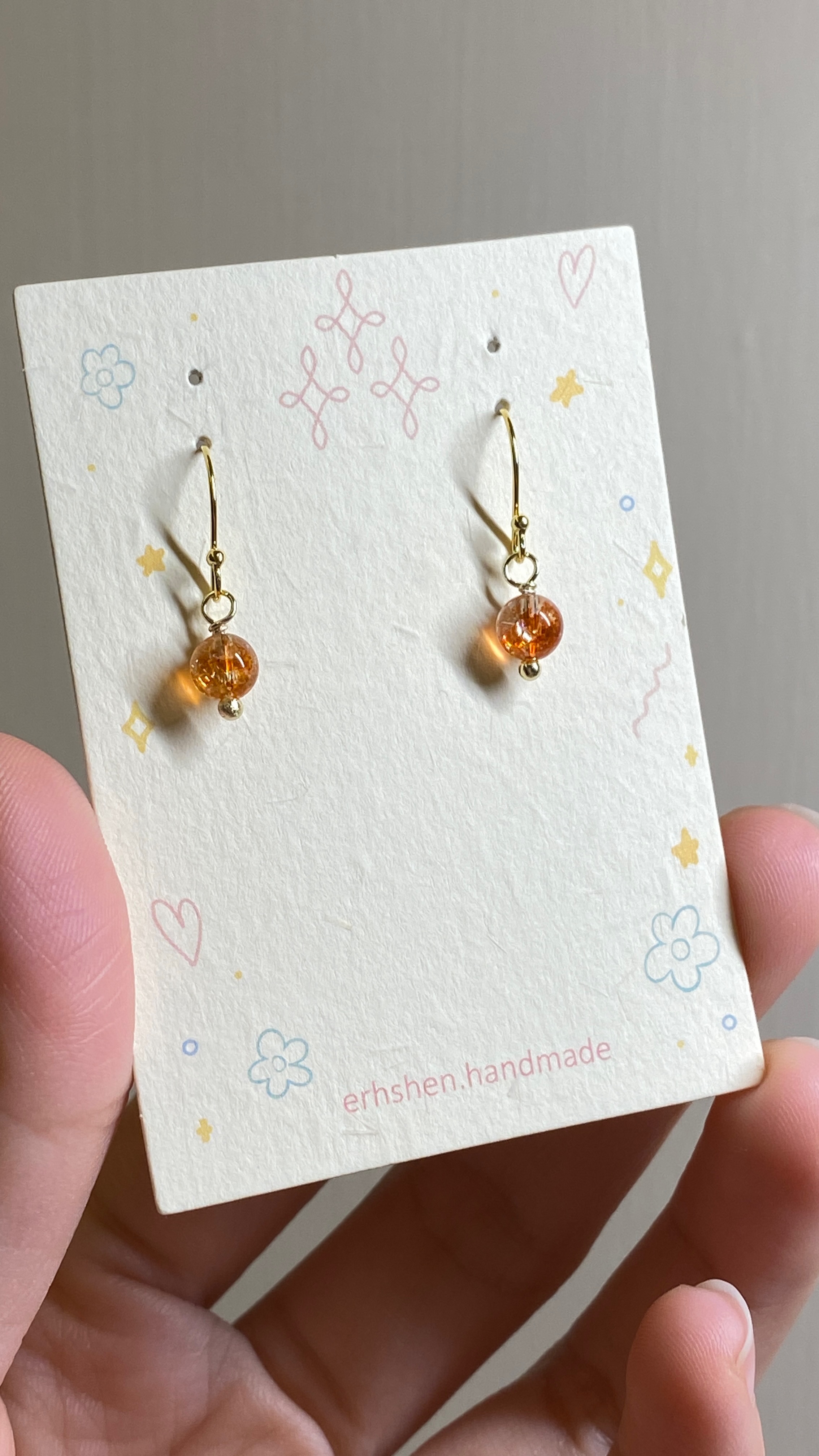 閃亮亮阿魯沙耳環😆