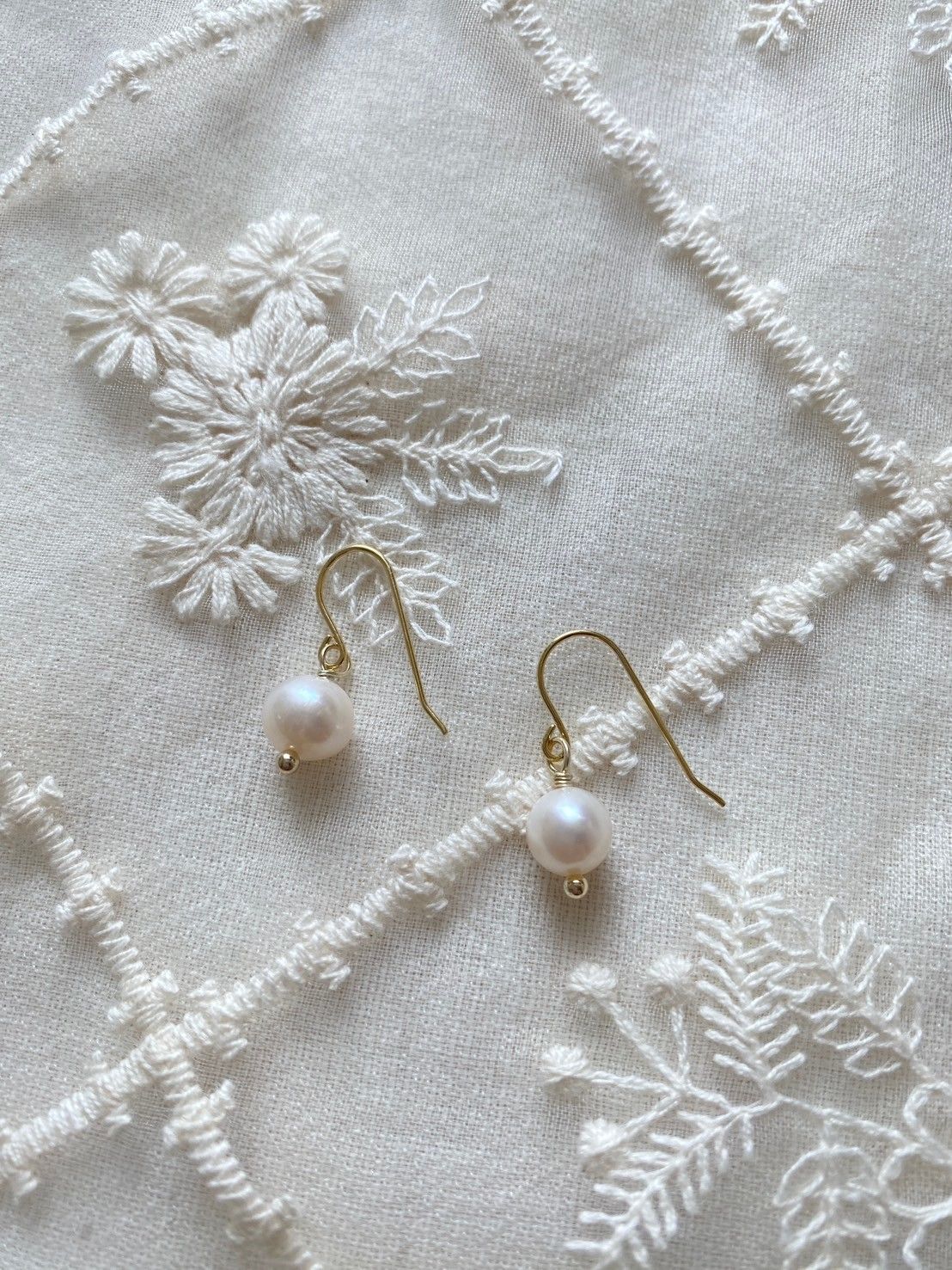 日常百搭款淡水珍珠耳環（自留無瑕款）