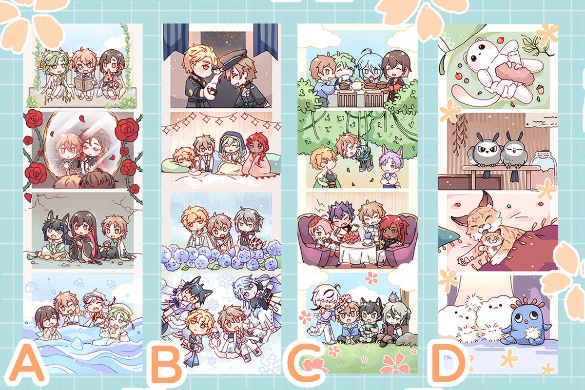 【新世界狂歡】四格拍貼貼紙
