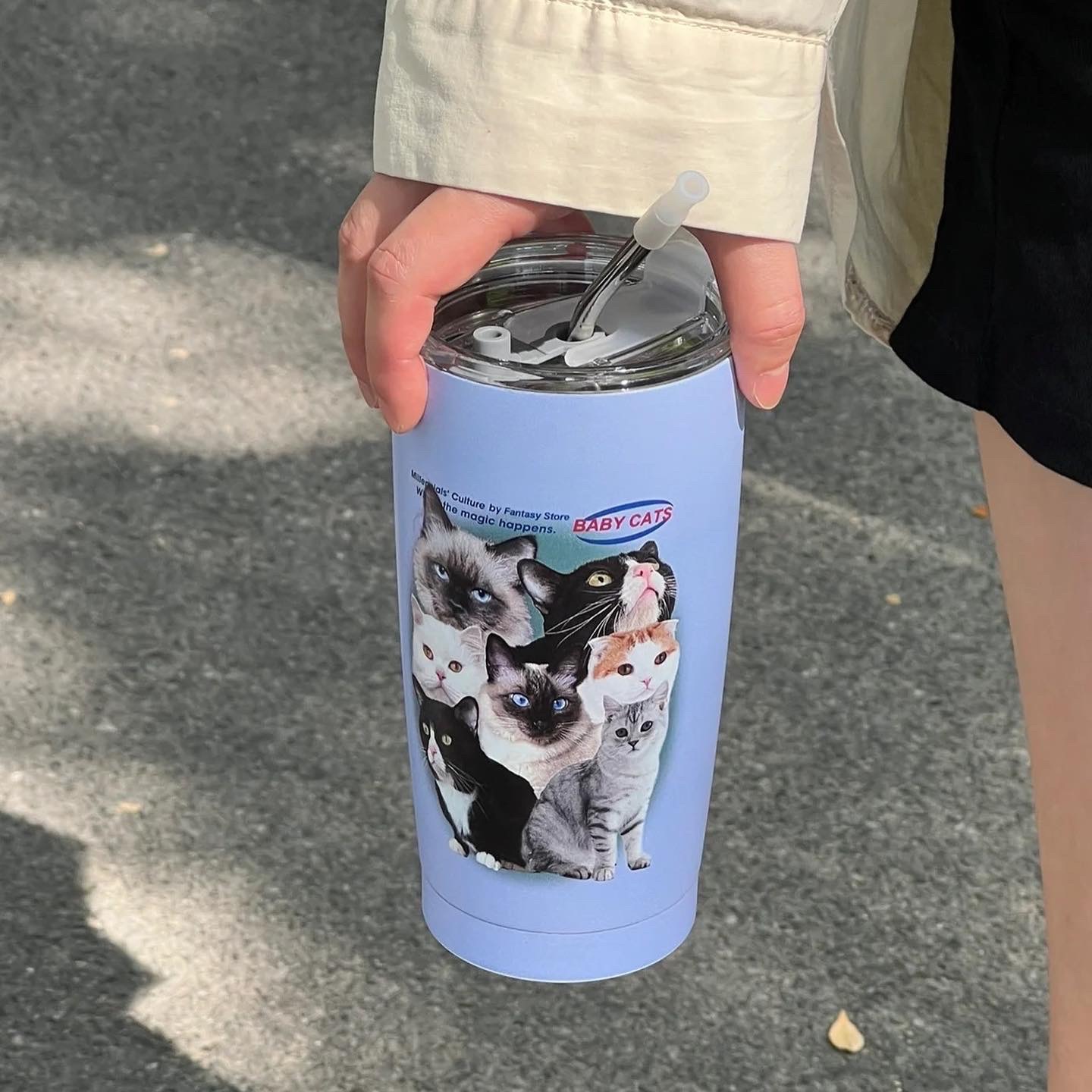 原創美式復古貓咪保溫/保冷杯🐈‍⬛🐾