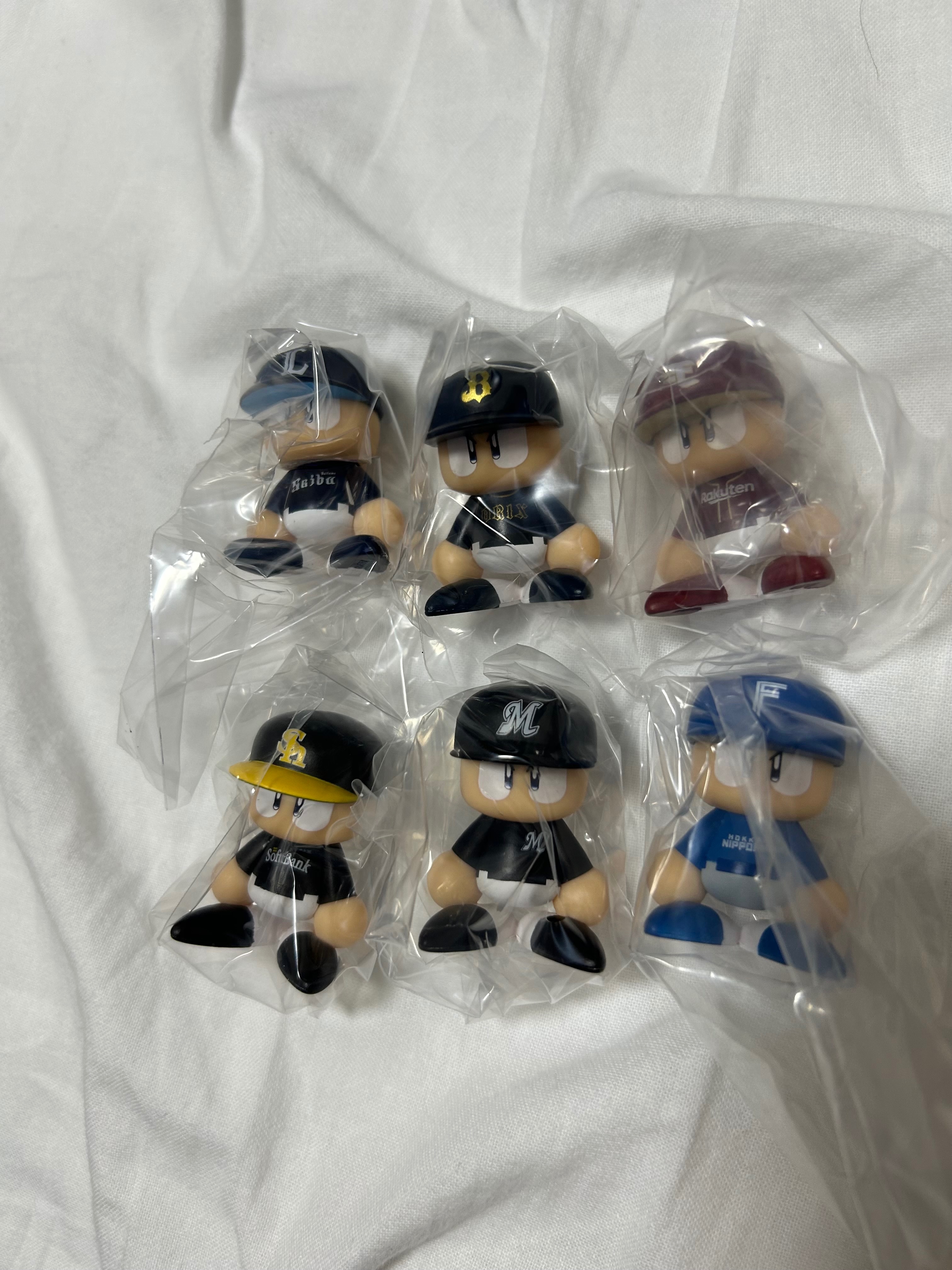 實況野球 洋聯 扭蛋公仔 六隻一組